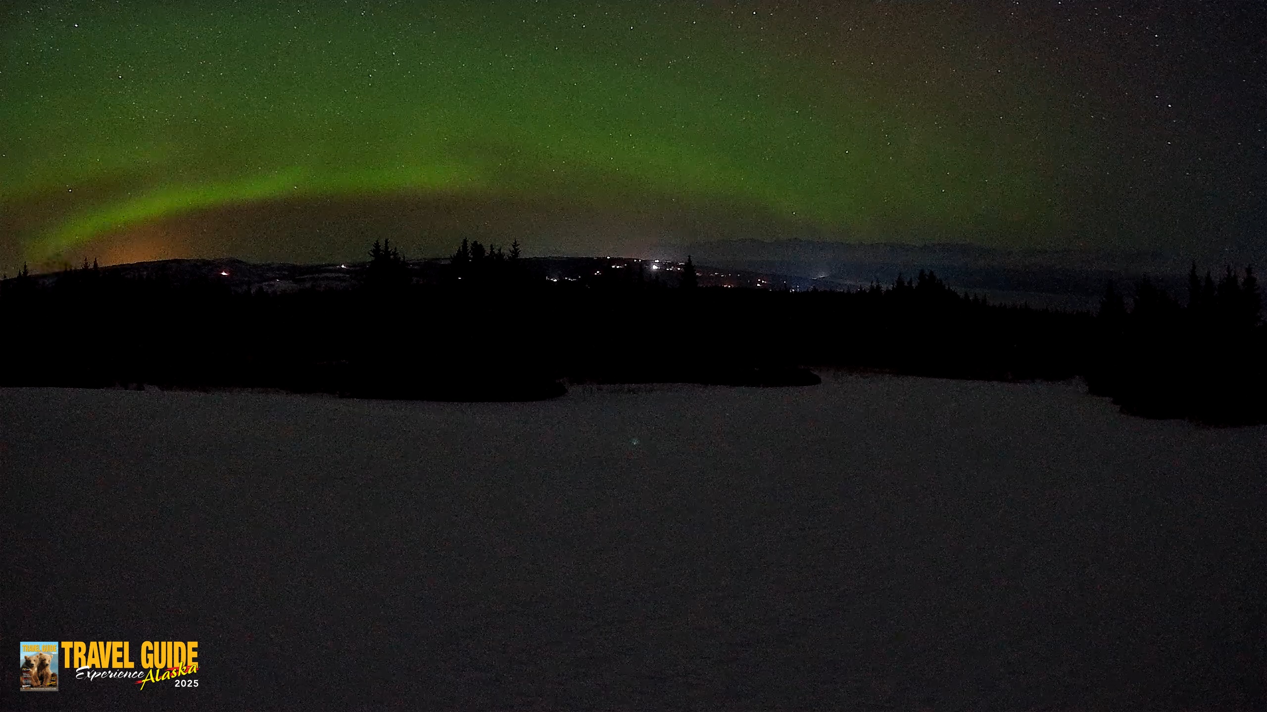 Snapshot of Homer Alaska Northern Lights Live Cam taken Mar 10, 2026, 1:26am AKDT