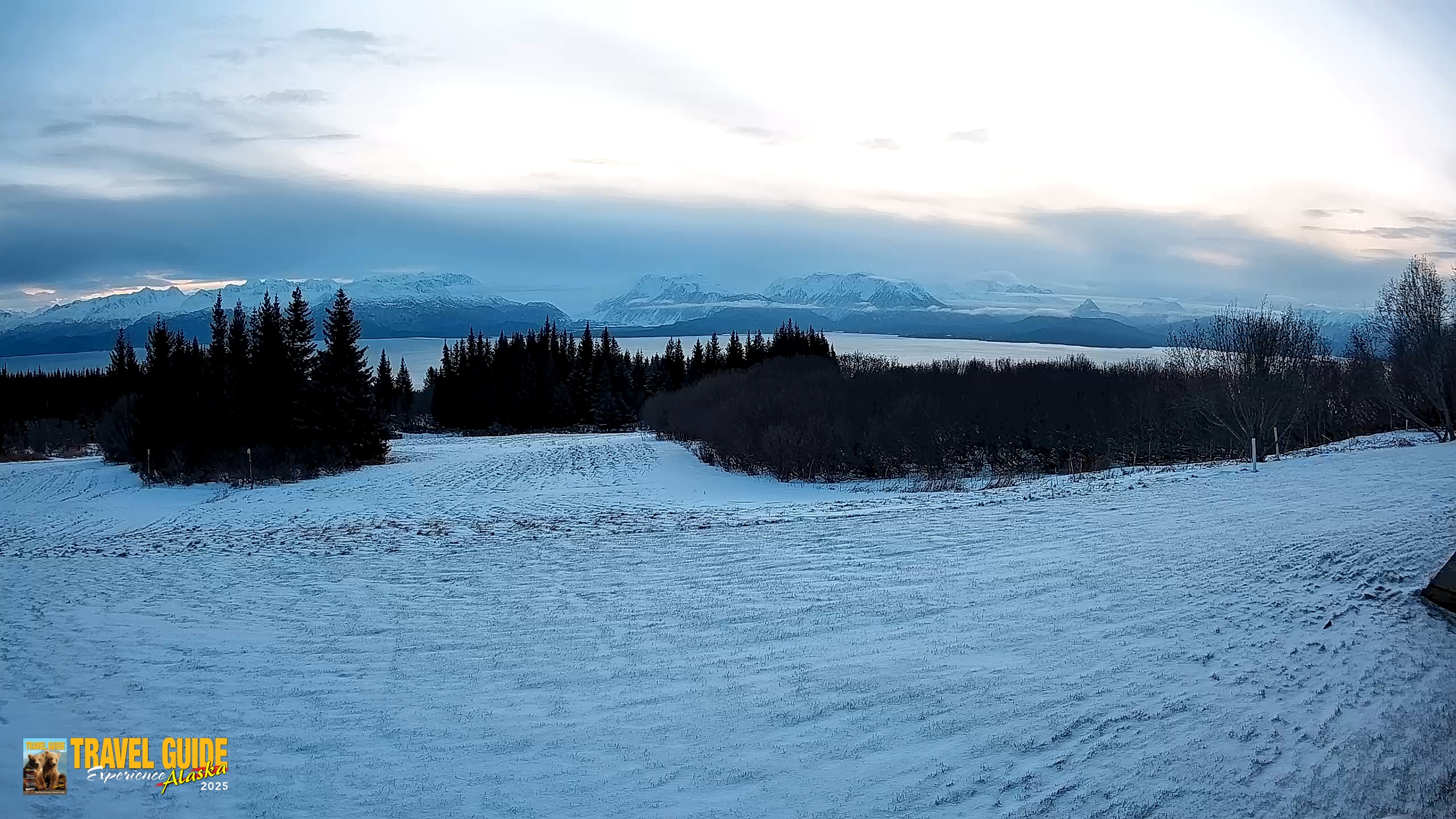 Snapshot of Homer Alaska Northern Lights Live Cam taken Dec 30, 2025, 9:51am AKST