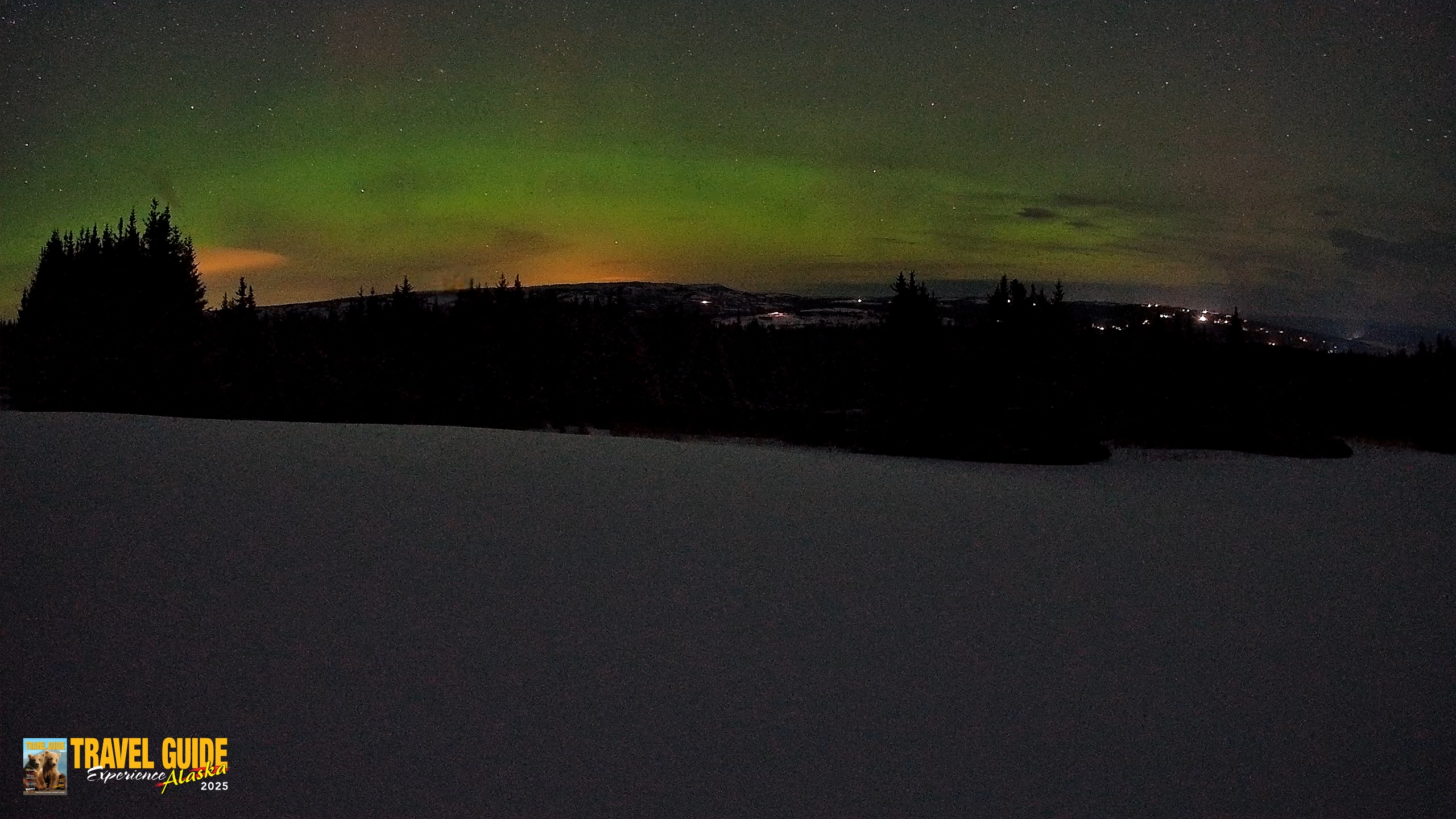 Snapshot of Homer Alaska Northern Lights Live Cam taken Mar 9, 2026, 5:23am AKDT