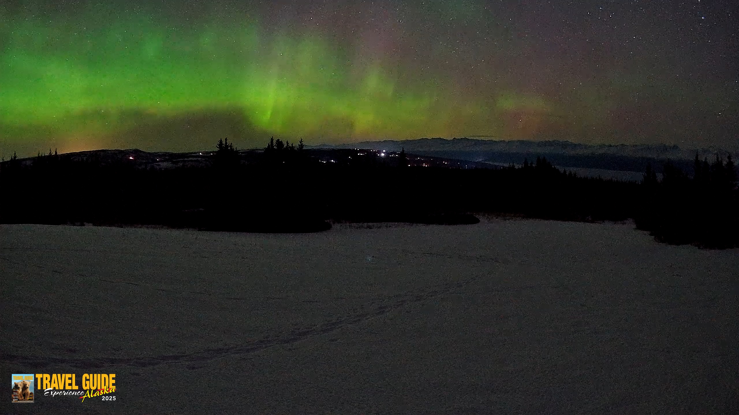 Snapshot of Homer Alaska Northern Lights Live Cam taken Feb 22, 2026, 7:09am AKST