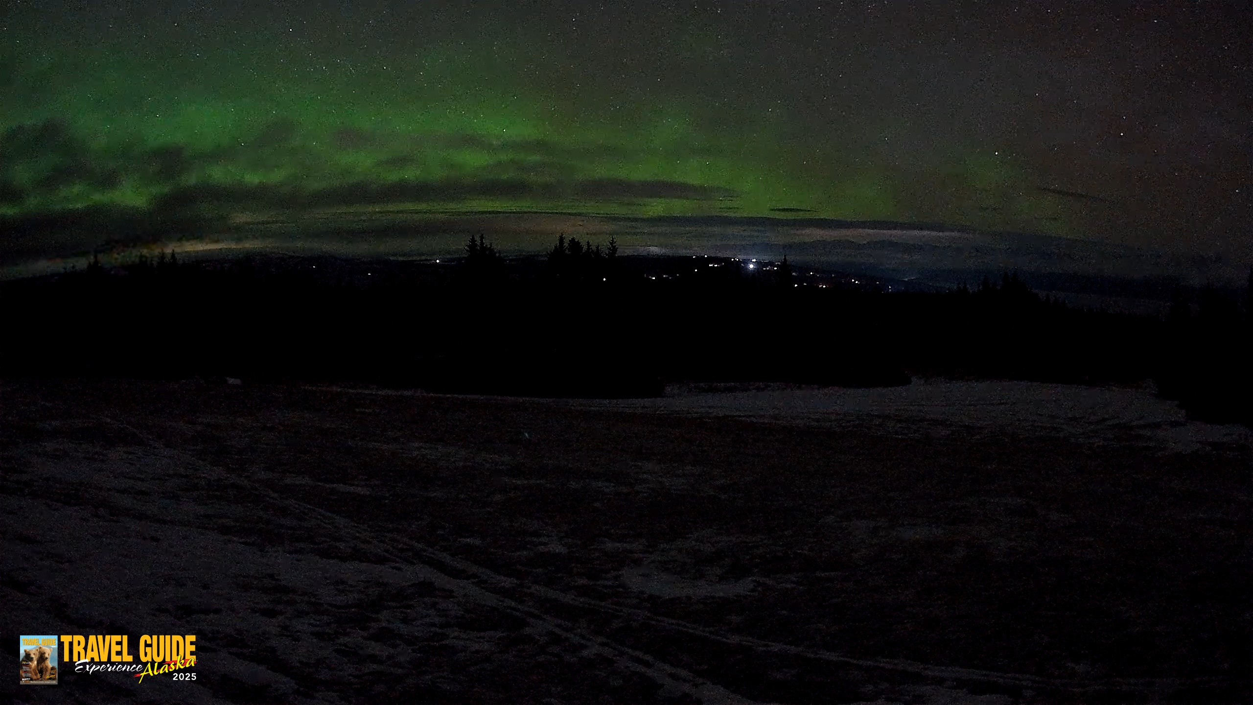 Snapshot of Homer Alaska Northern Lights Live Cam taken Feb 10, 2026, 2:52am AKST