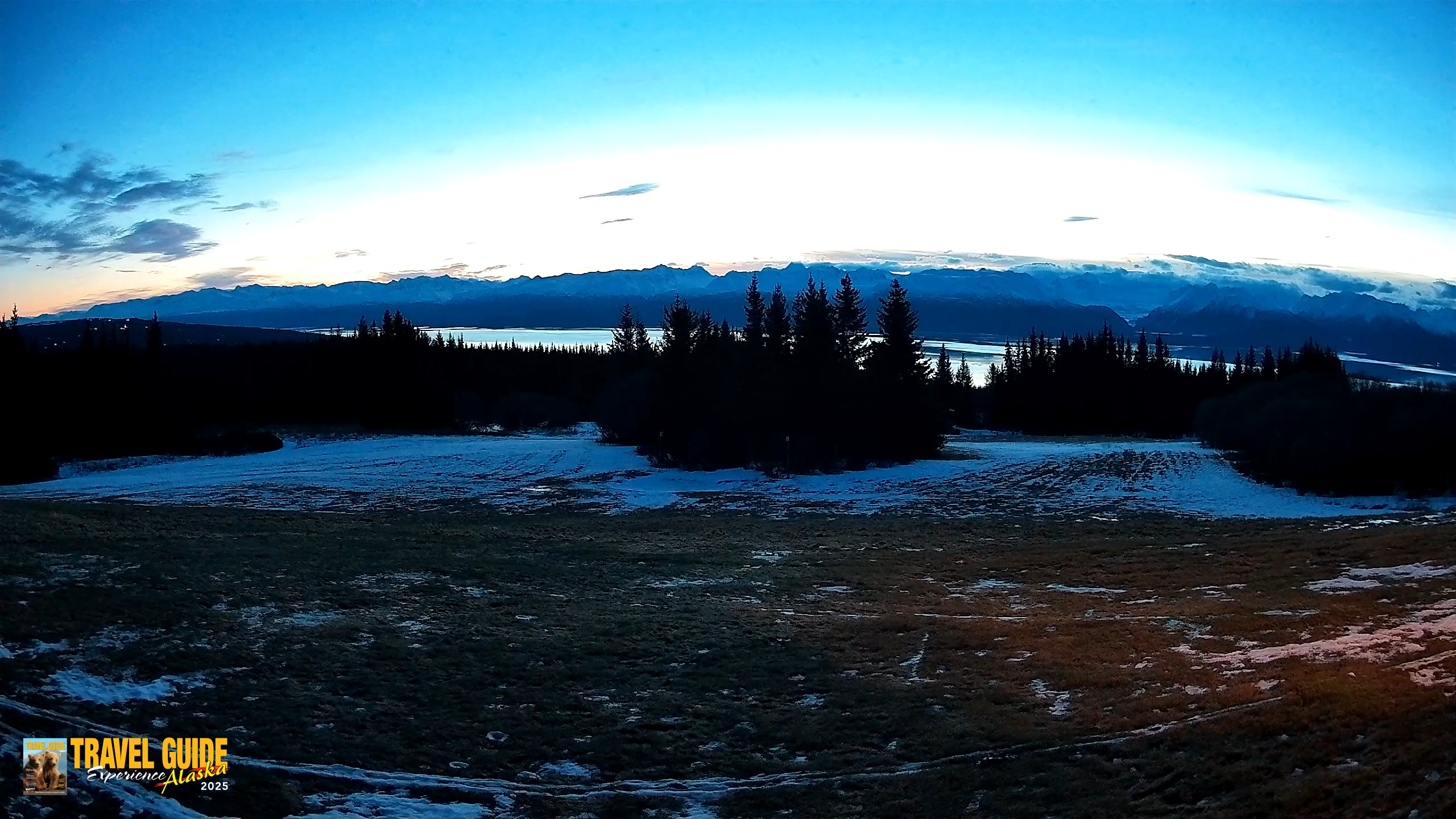 Snapshot of Homer Alaska Northern Lights Live Cam taken Feb 6, 2026, 8:09am AKST