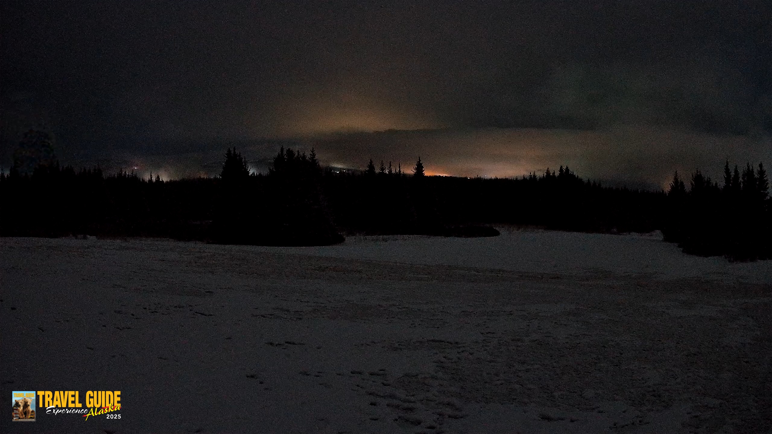 Snapshot of Homer Alaska Northern Lights Live Cam taken Apr 5, 2026, 3:10am AKDT