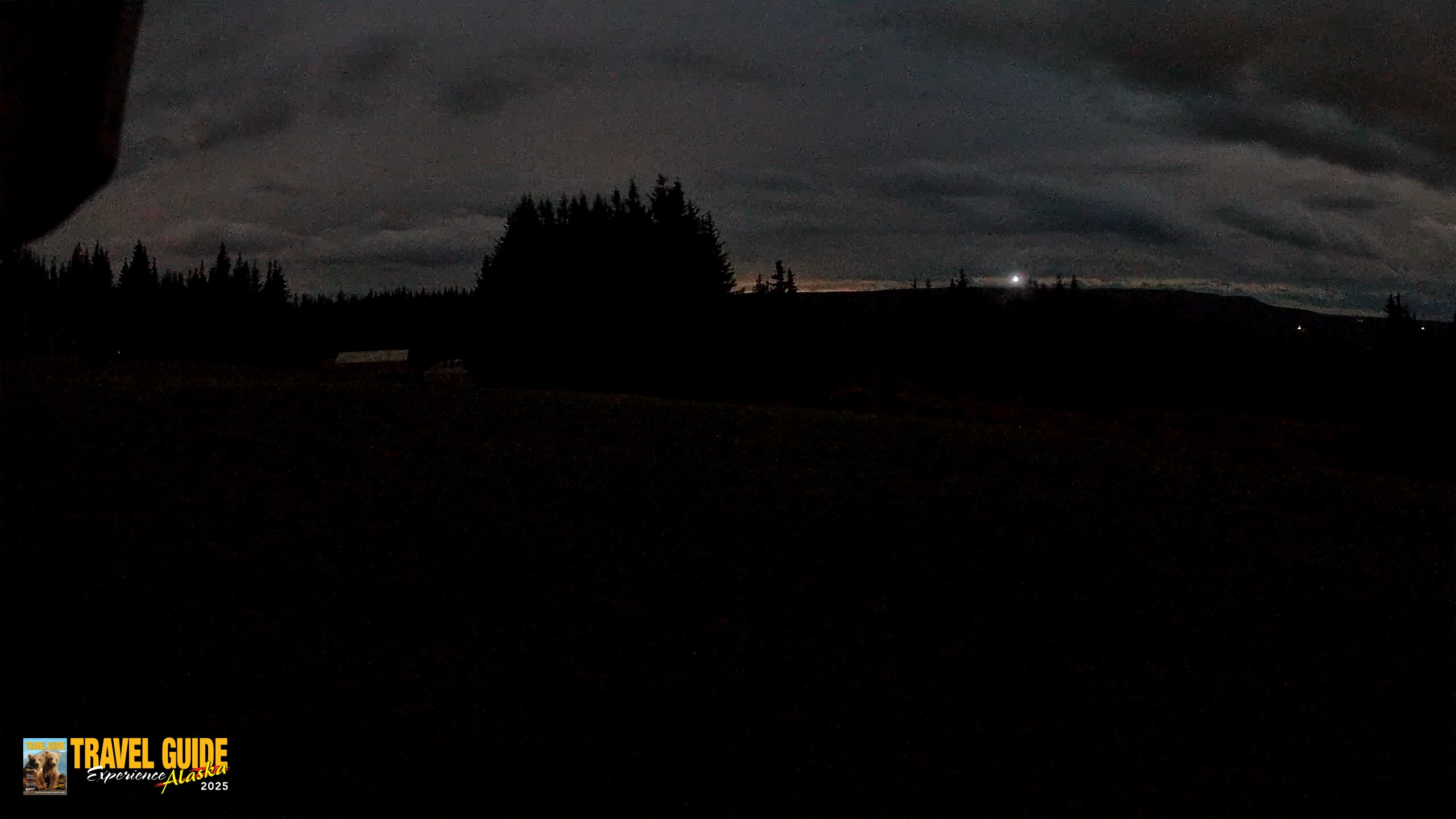 Snapshot of Homer Alaska Northern Lights Live Cam taken Sep 25, 2026, 5:42am AKDT