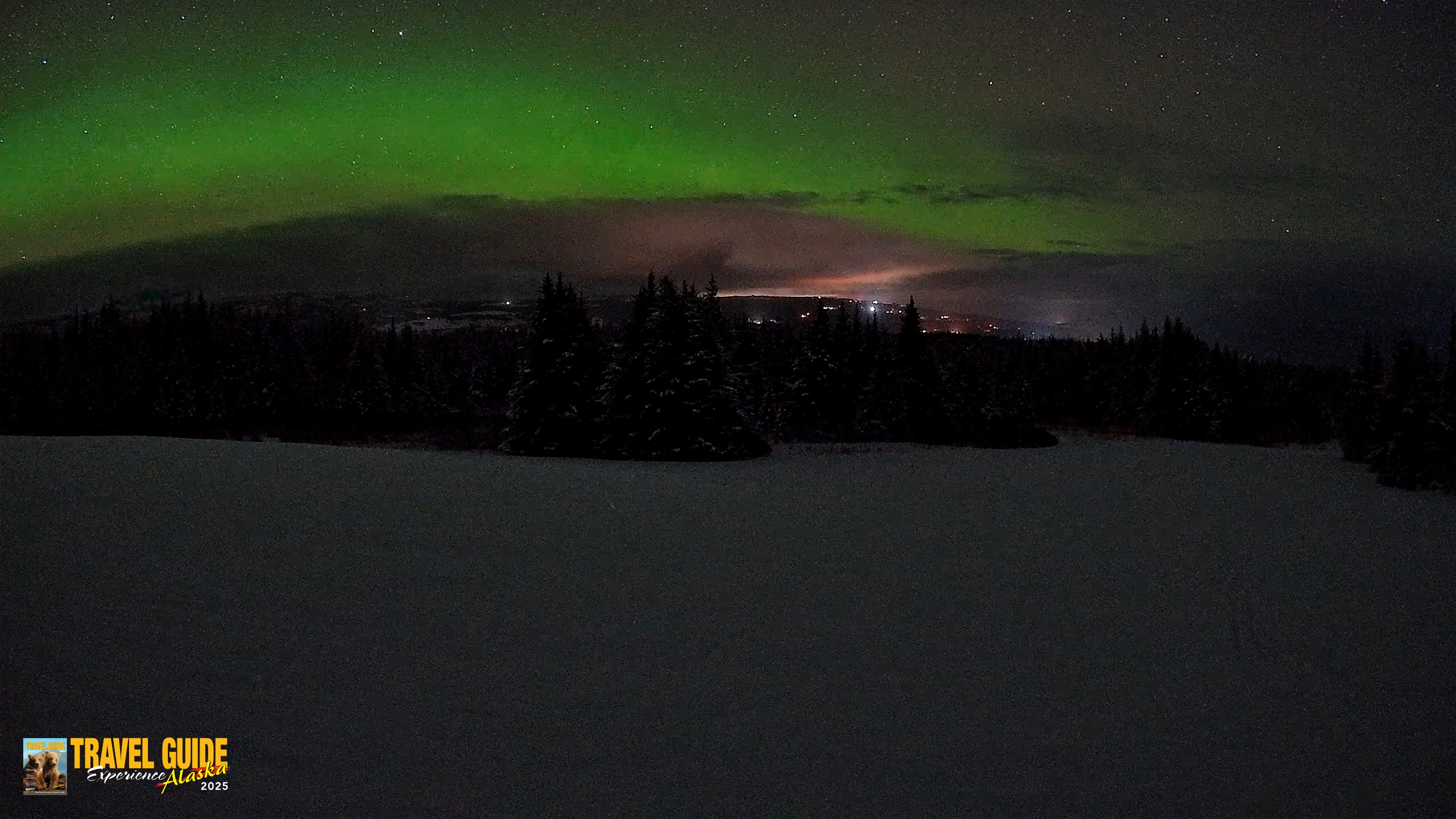 Snapshot of Homer Alaska Northern Lights Live Cam taken Feb 13, 2026, 6:07am AKST