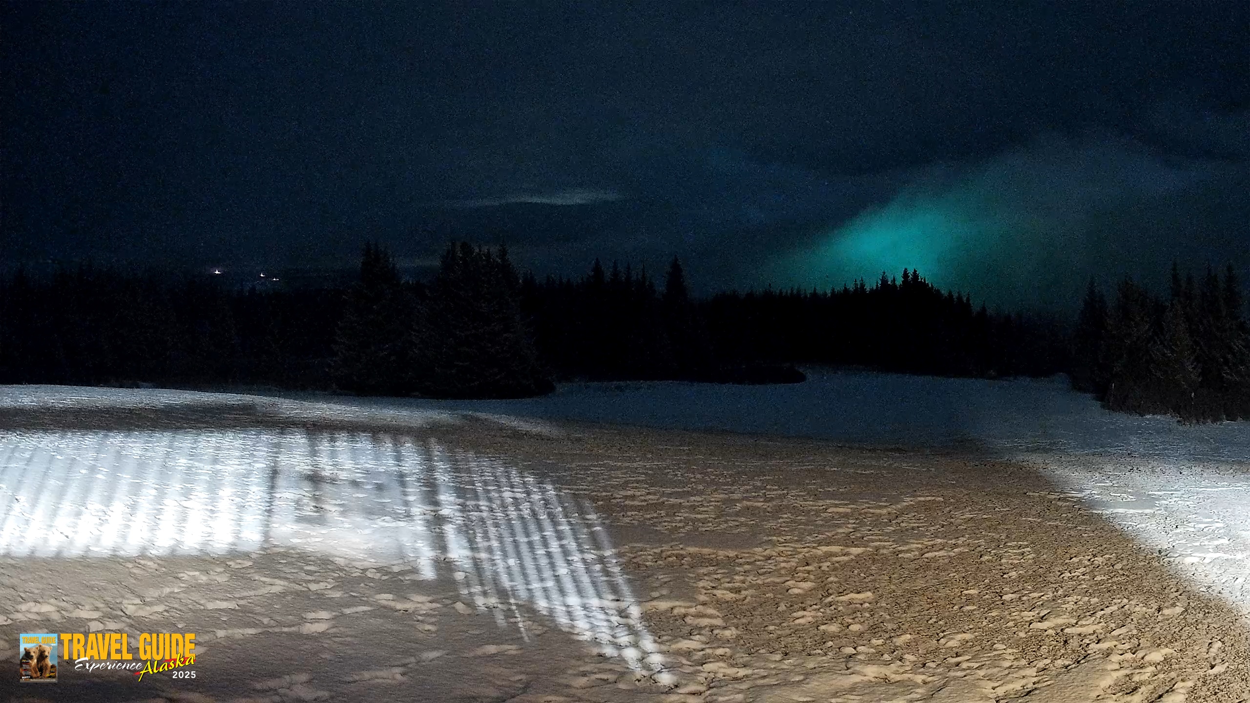 Snapshot of Homer Alaska Northern Lights Live Cam taken Apr 4, 2026, 11:31pm AKDT