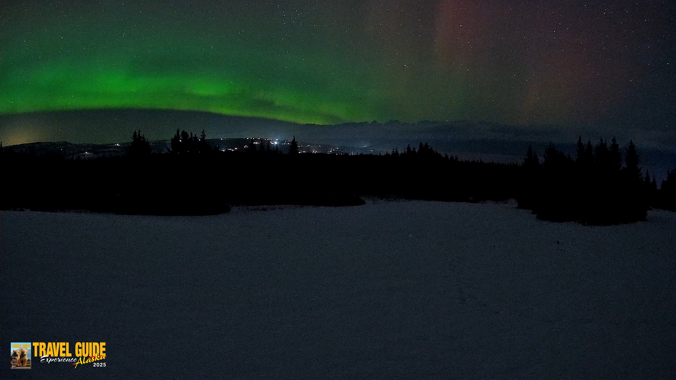 Snapshot of Homer Alaska Northern Lights Live Cam taken Feb 15, 2026, 8:47pm AKST