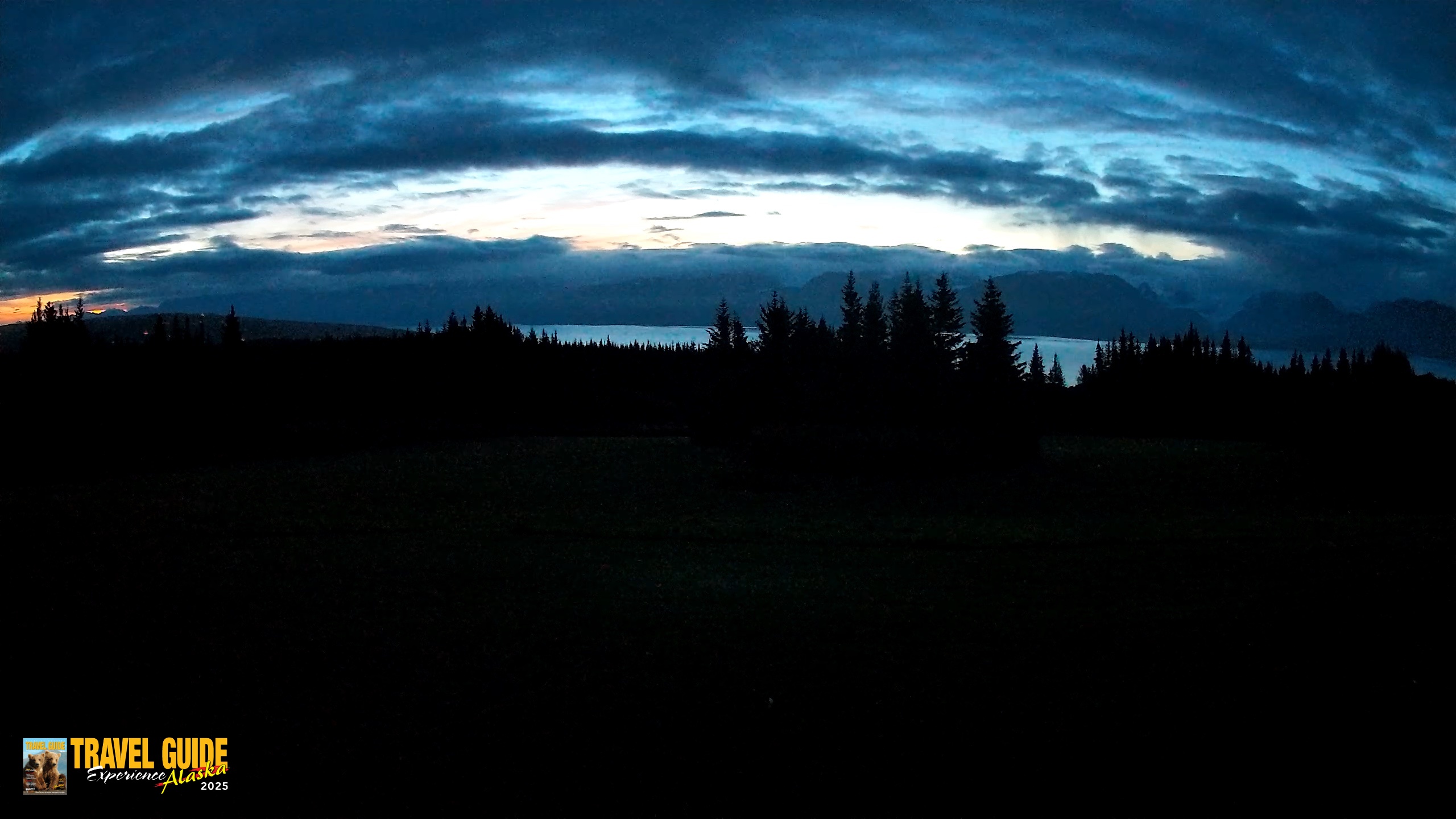 Snapshot of Homer Alaska Northern Lights Live Cam taken Sep 22, 2026, 6:57am AKDT