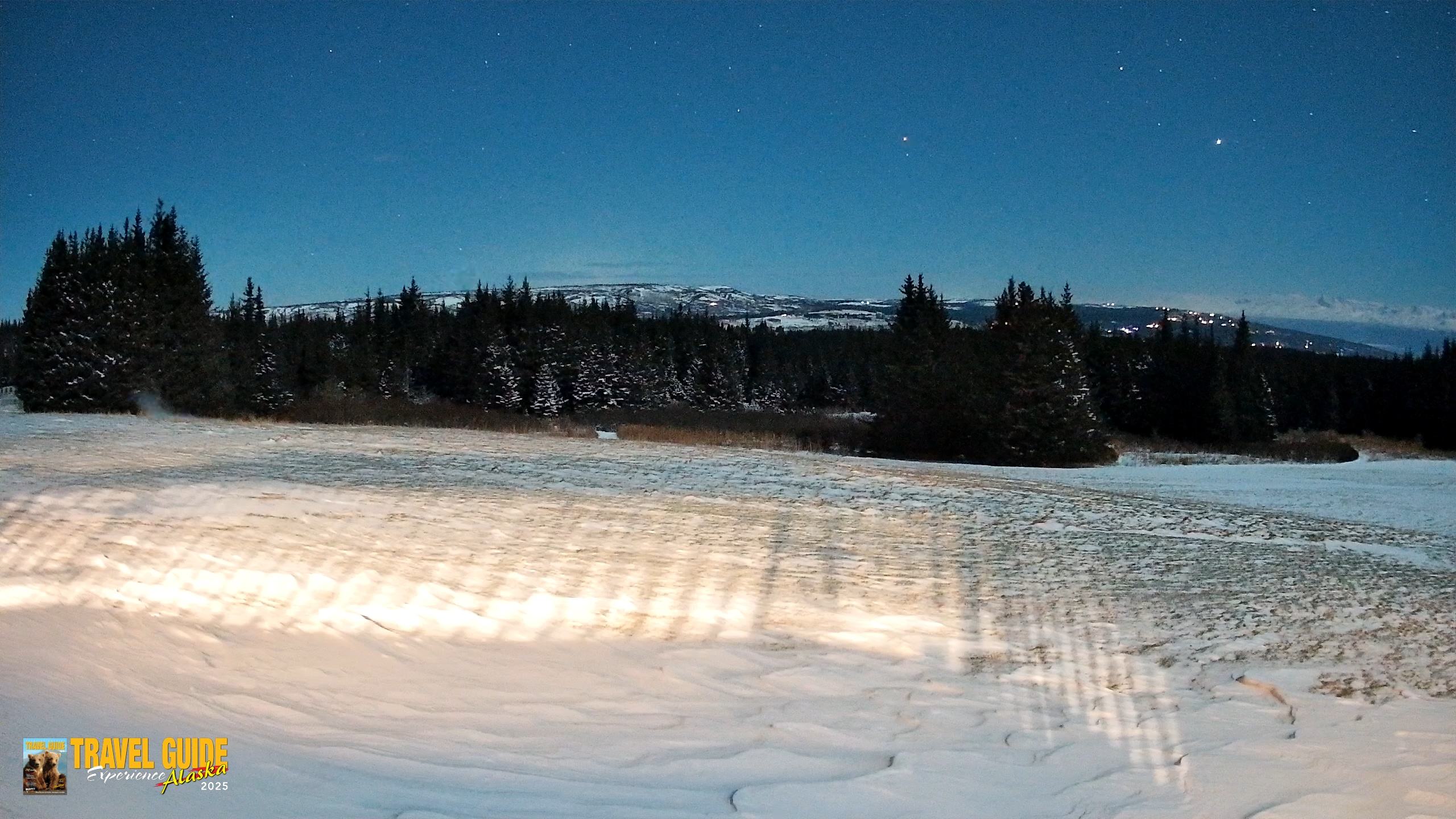 Snapshot of Homer Alaska Northern Lights Live Cam taken Dec 28, 2025, 6:53pm AKST