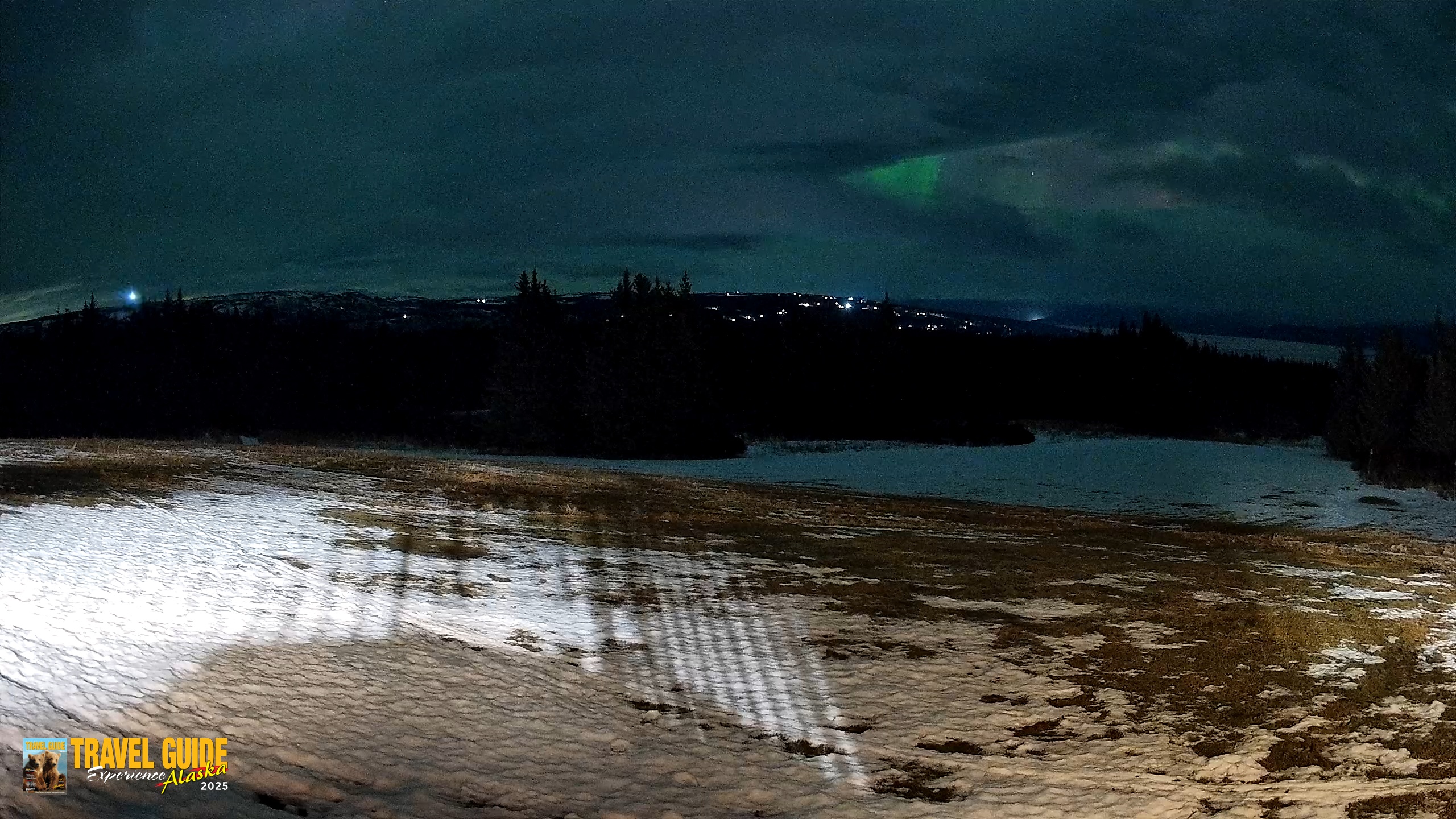 Snapshot of Homer Alaska Northern Lights Live Cam taken Feb 4, 2026, 8:31pm AKST