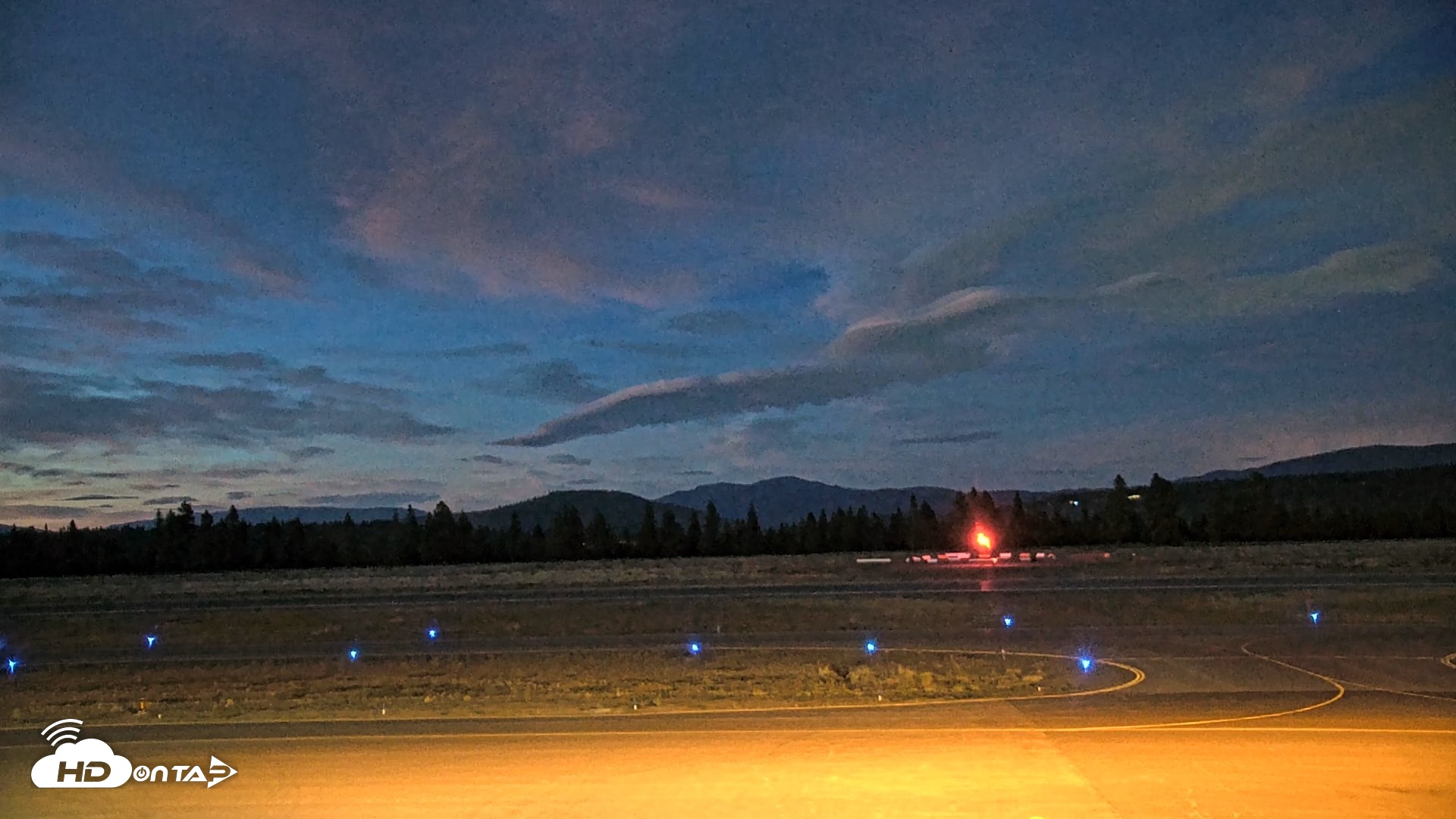 Snapshot of Truckee Tahoe Airport Live Webcam taken Aug 23, 2026, 8:26pm PDT