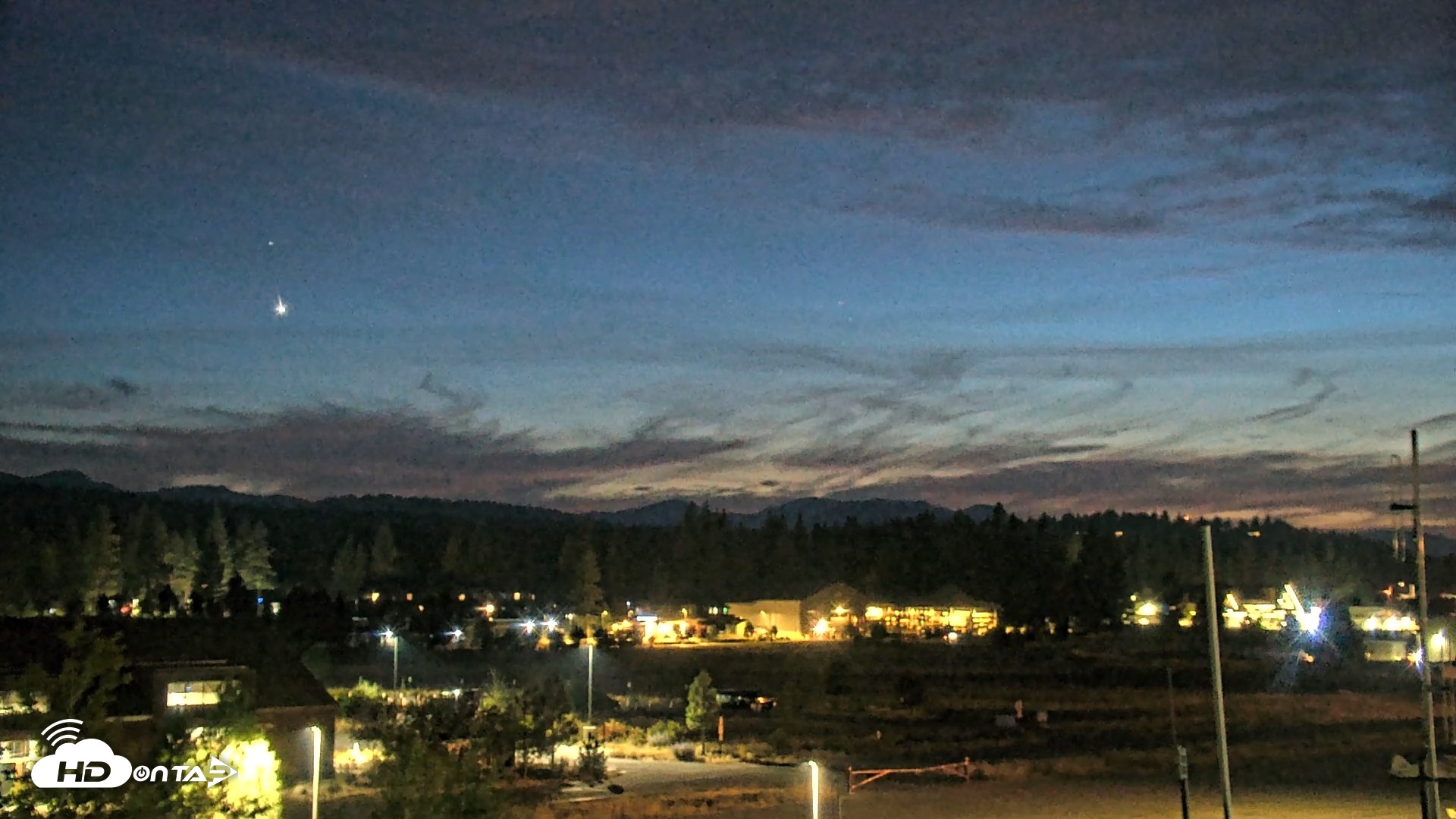 Snapshot of Truckee Tahoe Airport Live Webcam taken Aug 31, 2026, 8:21pm PDT