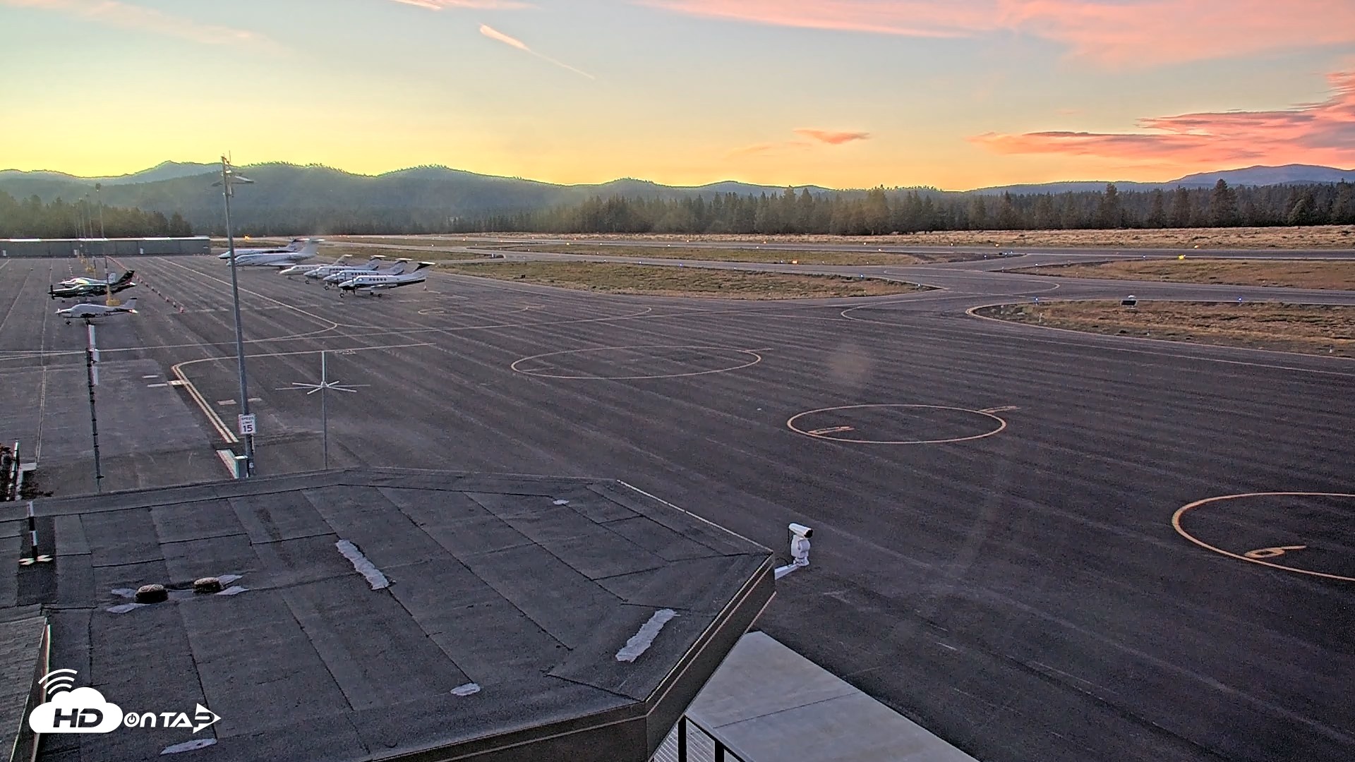 Snapshot of Truckee Tahoe Airport Live Webcam taken Aug 22, 2026, 7:59pm PDT