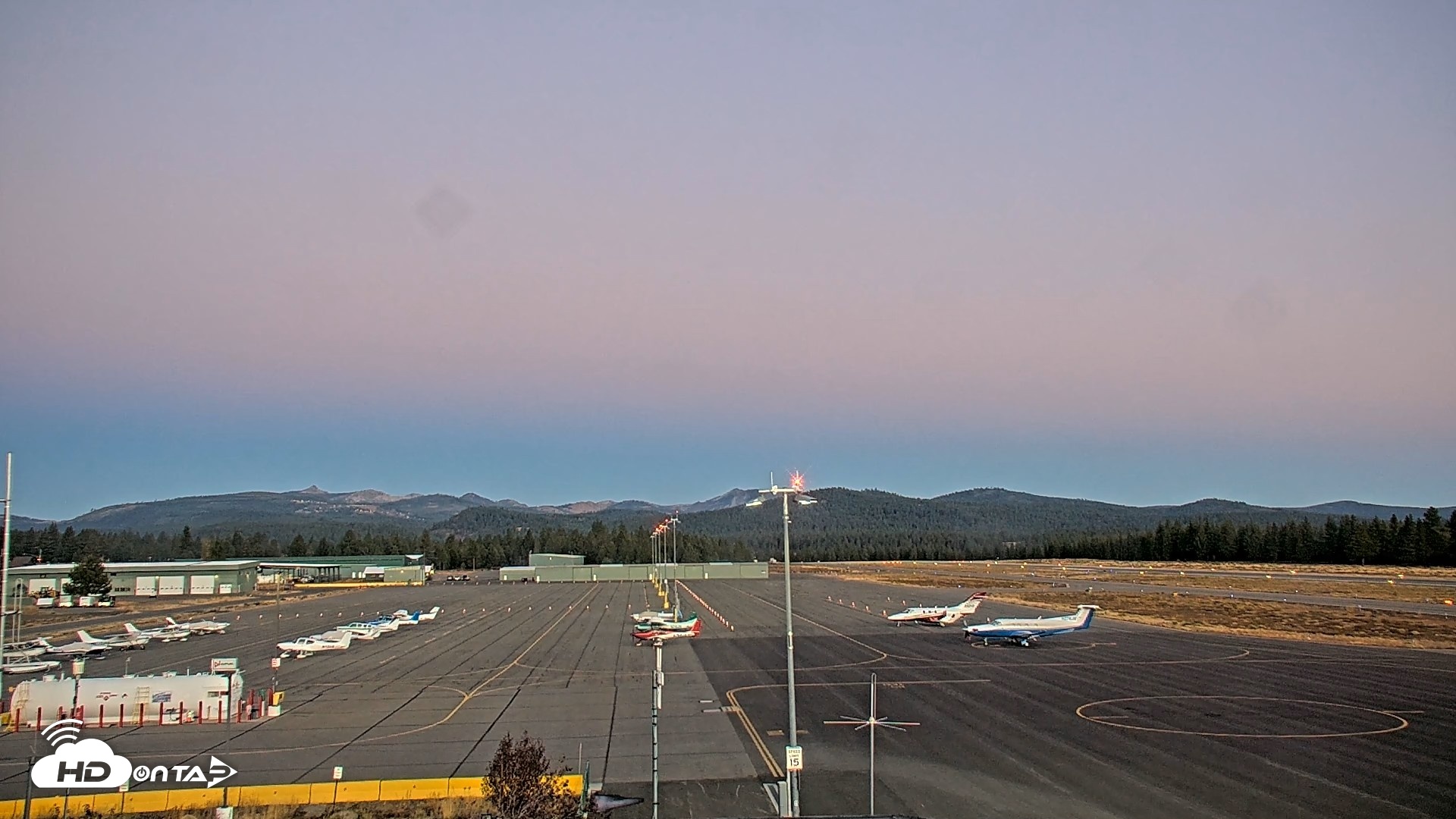 Snapshot of Truckee Tahoe Airport Live Webcam taken Oct 17, 2026, 7:00am PDT