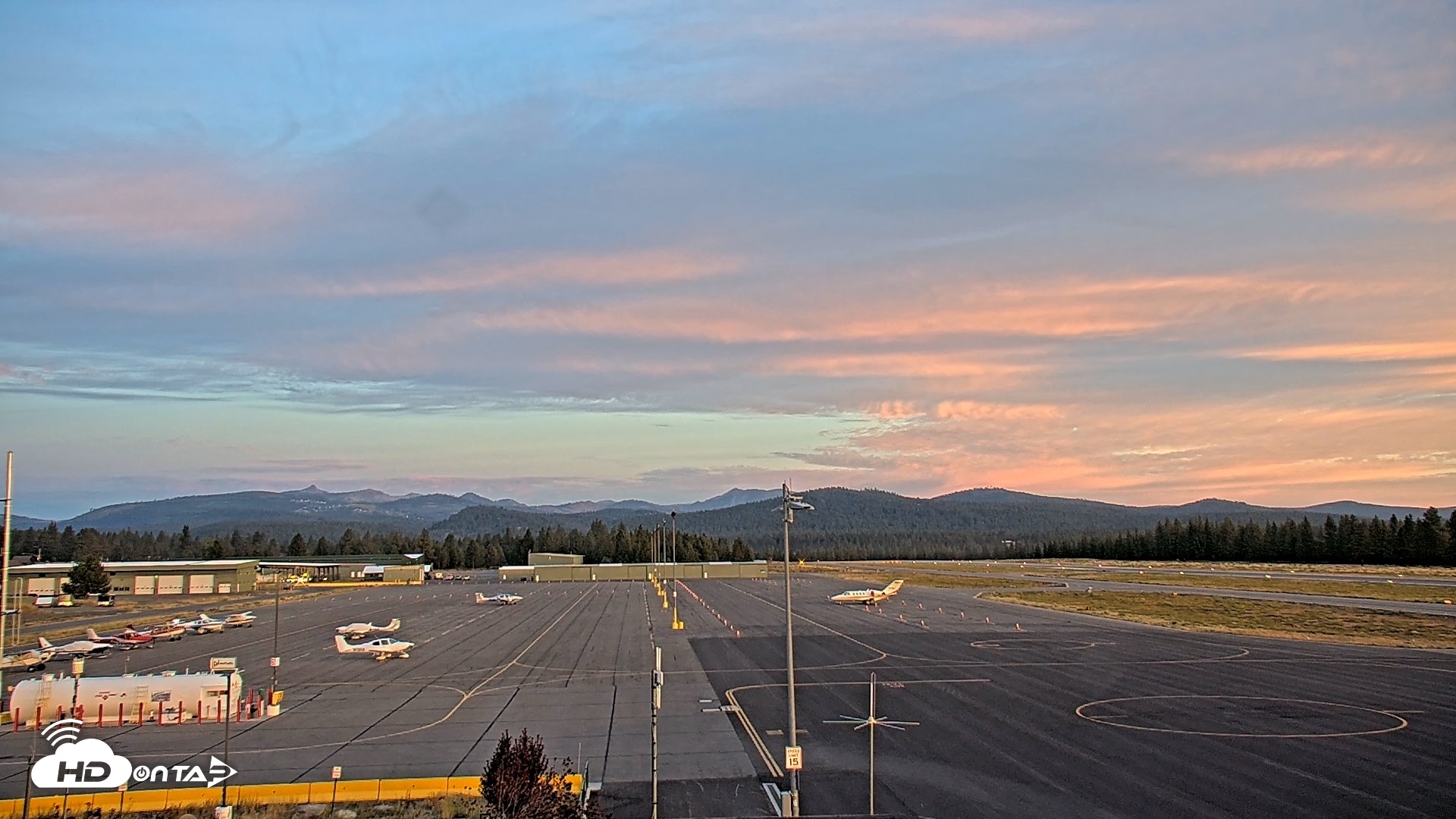 Snapshot of Truckee Tahoe Airport Live Webcam taken Aug 25, 2026, 6:19am PDT