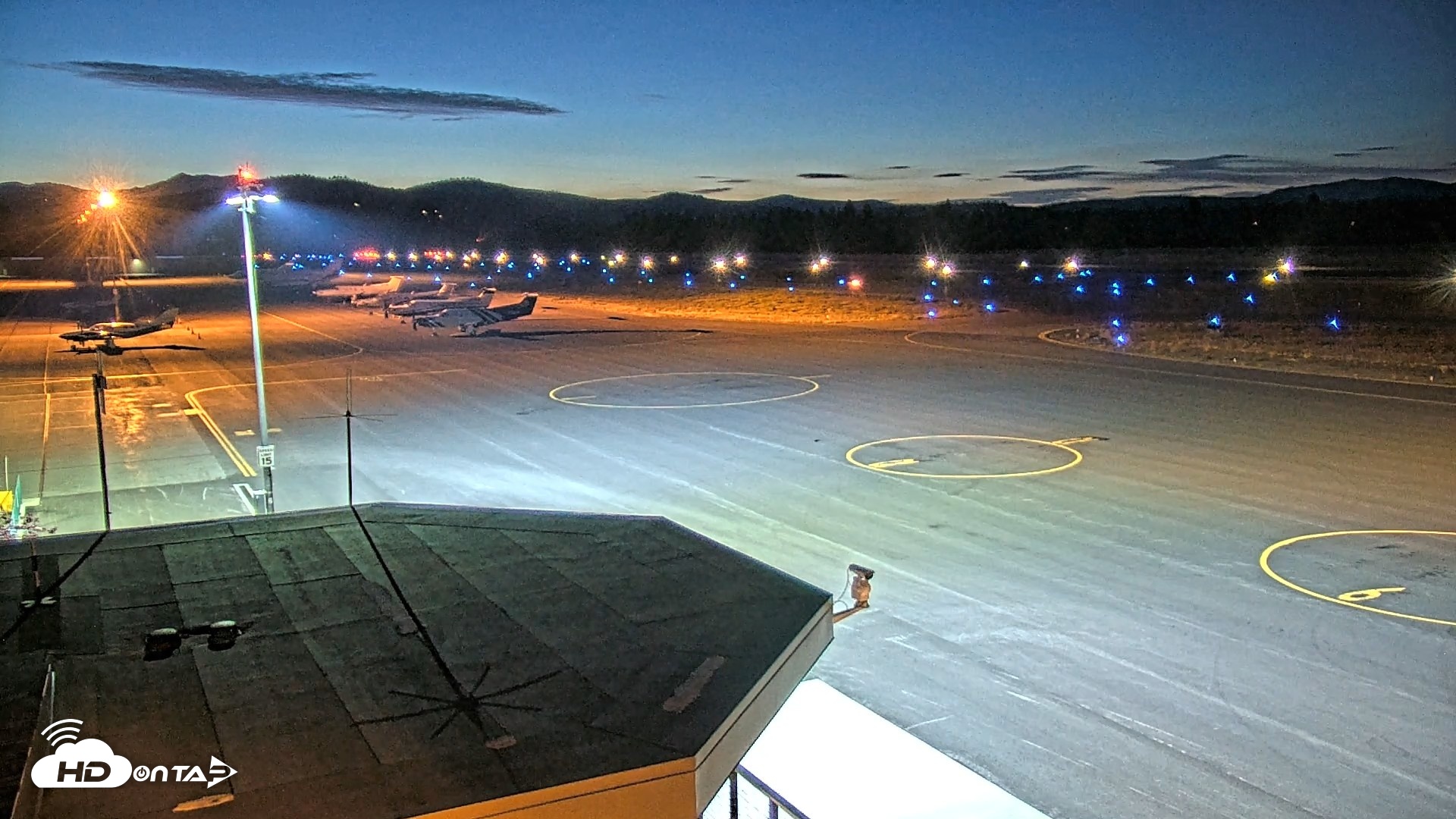 Snapshot of Truckee Tahoe Airport Live Webcam taken Aug 7, 2026, 8:58pm PDT