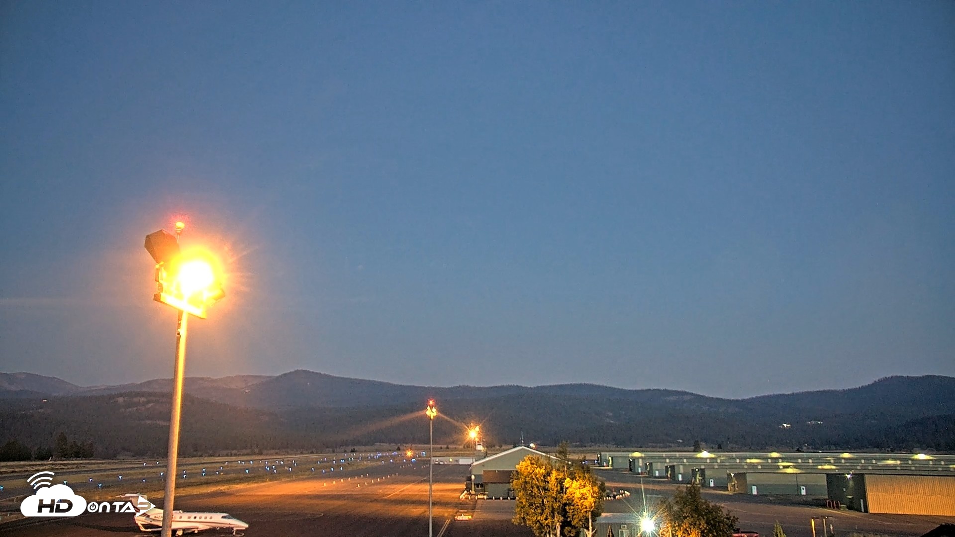 Snapshot of Truckee Tahoe Airport Live Webcam taken Aug 30, 2026, 8:03pm PDT