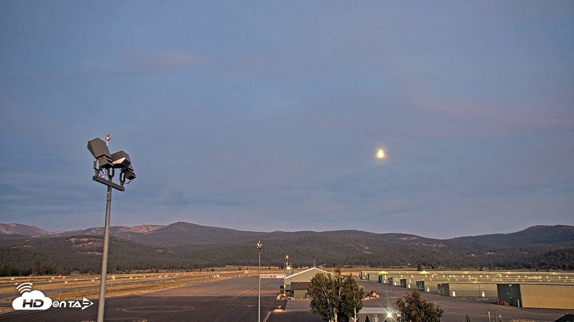 Snapshot of Truckee Tahoe Airport Live Webcam taken Aug 25, 2026, 8:00pm PDT