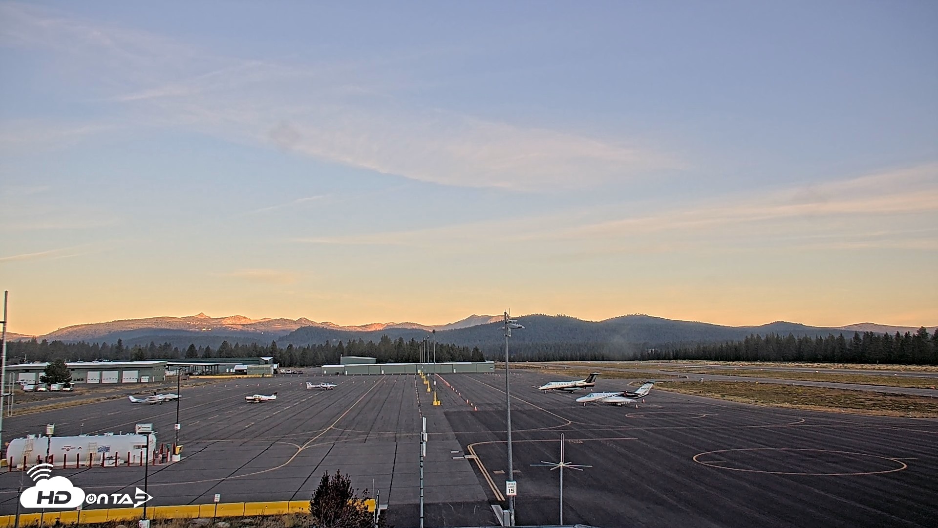 Snapshot of Truckee Tahoe Airport Live Webcam taken Sep 8, 2026, 6:48am PDT