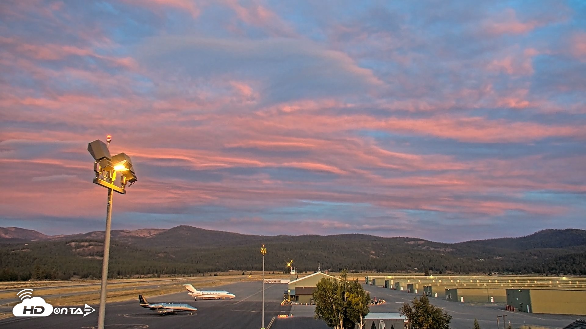 Snapshot of Truckee Tahoe Airport Live Webcam taken Aug 27, 2026, 7:46pm PDT