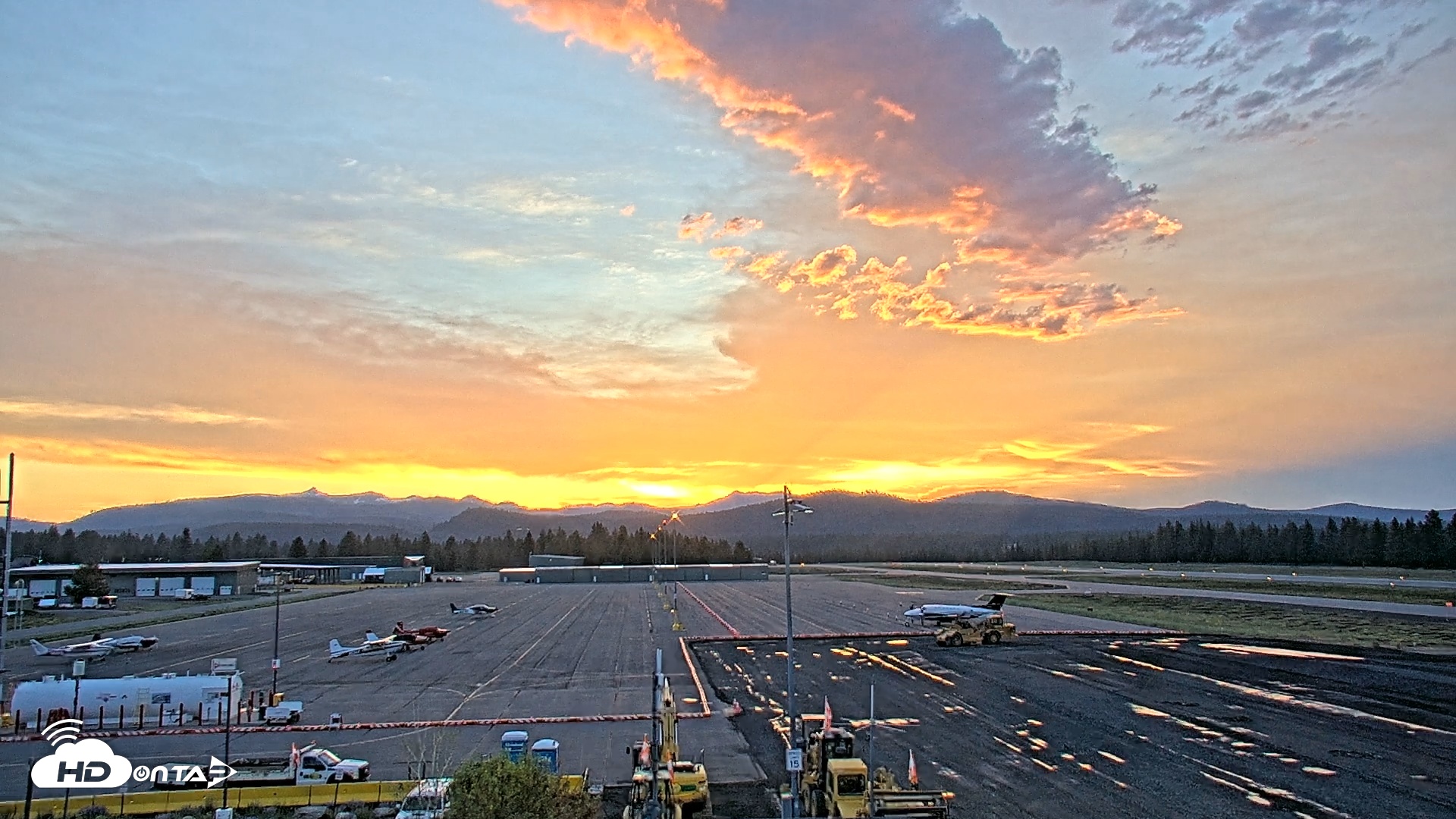 Snapshot of Truckee Tahoe Airport Live Webcam taken Jun 9, 2025, 8:26pm PDT