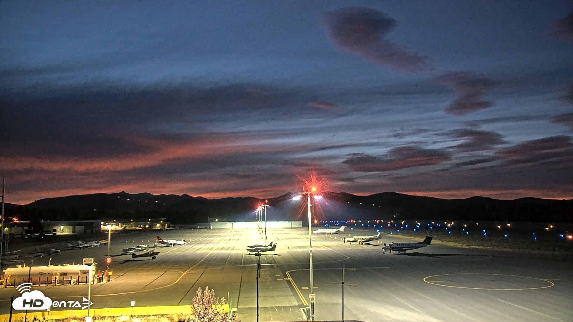 Snapshot of Truckee Tahoe Airport Live Webcam taken Oct 2, 2026, 7:21pm PDT