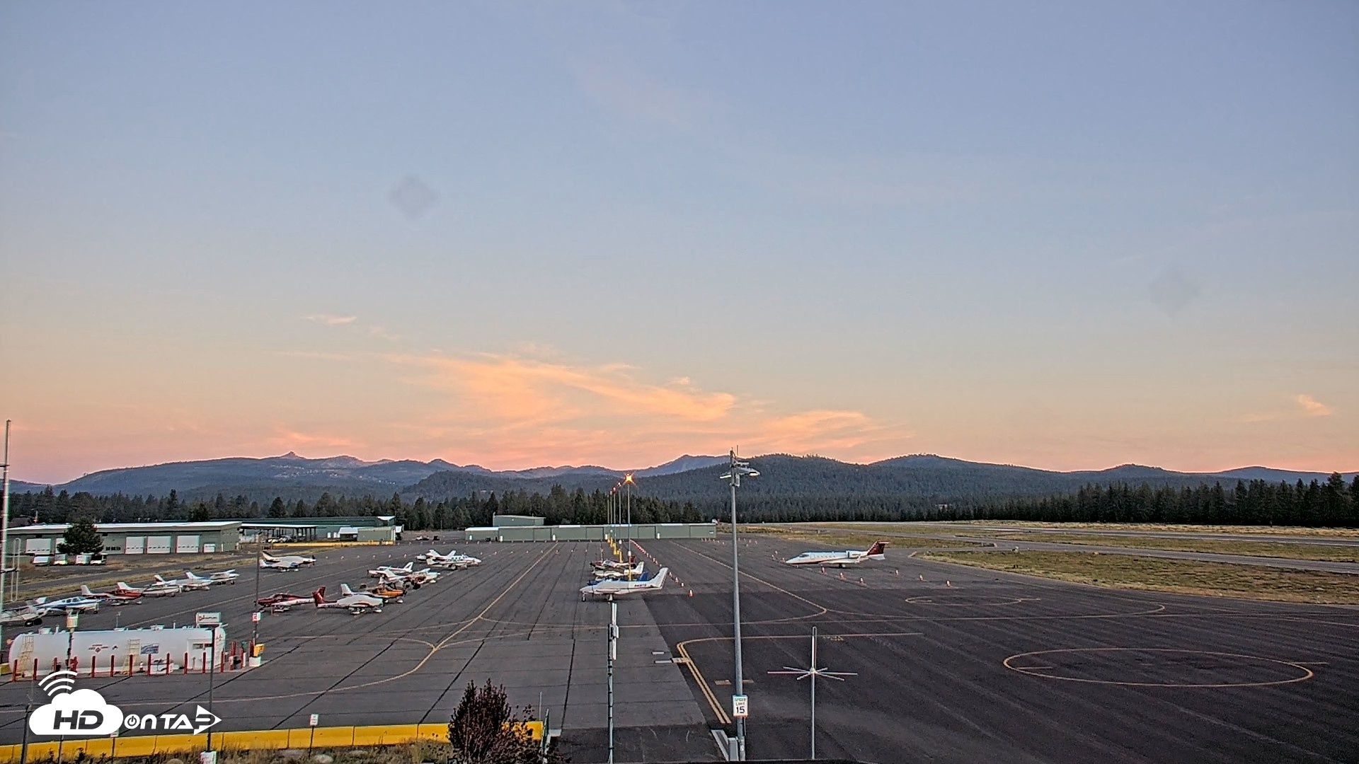 Snapshot of Truckee Tahoe Airport Live Webcam taken Aug 16, 2026, 6:14am PDT