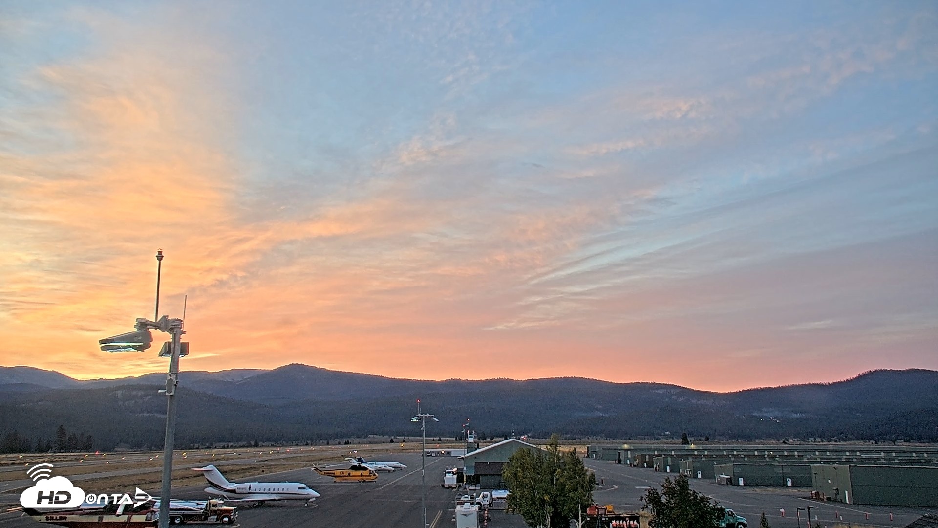 Snapshot of Truckee Tahoe Airport Live Webcam taken Sep 20, 2026, 6:45am PDT