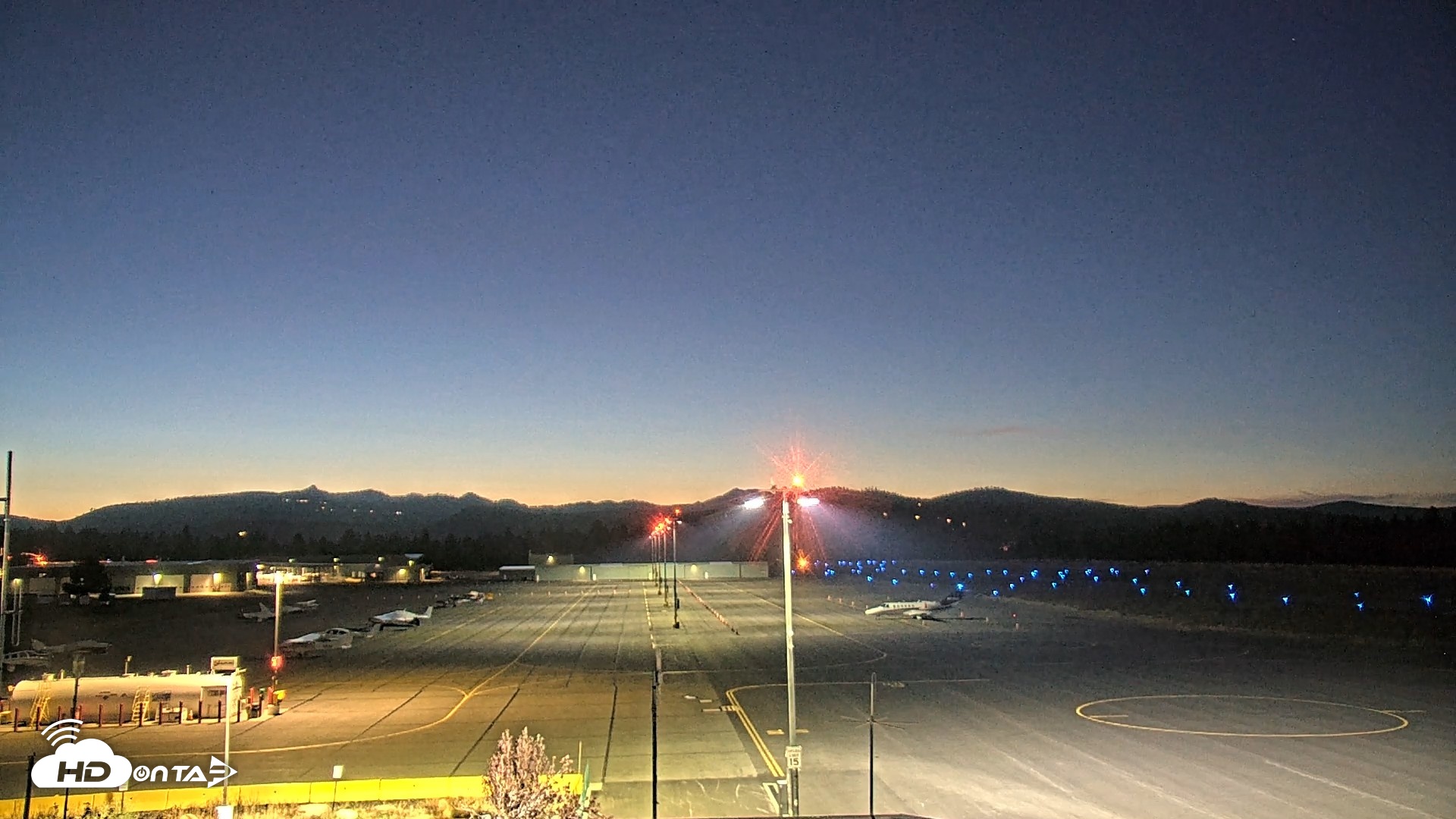 Snapshot of Truckee Tahoe Airport Live Webcam taken Sep 22, 2026, 7:42pm PDT
