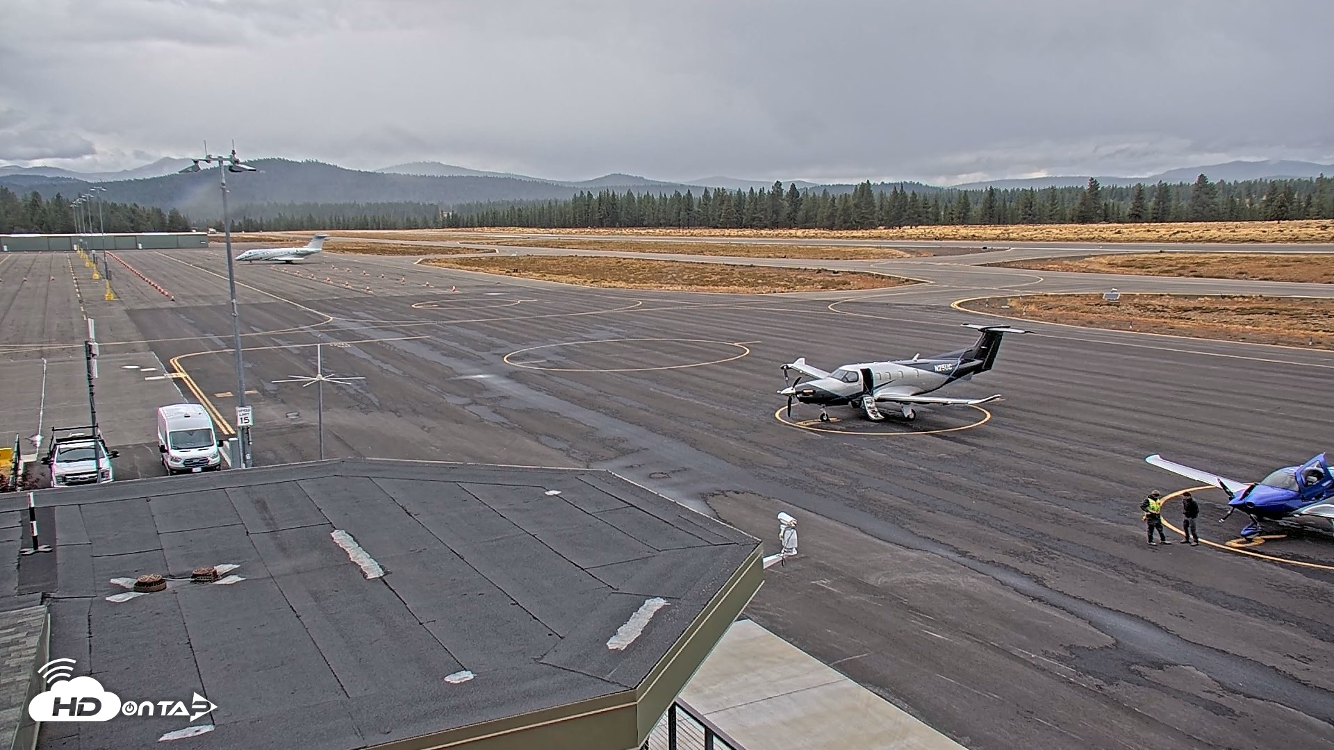 Snapshot of Truckee Tahoe Airport Live Webcam taken Oct 22, 2026, 2:07pm PDT
