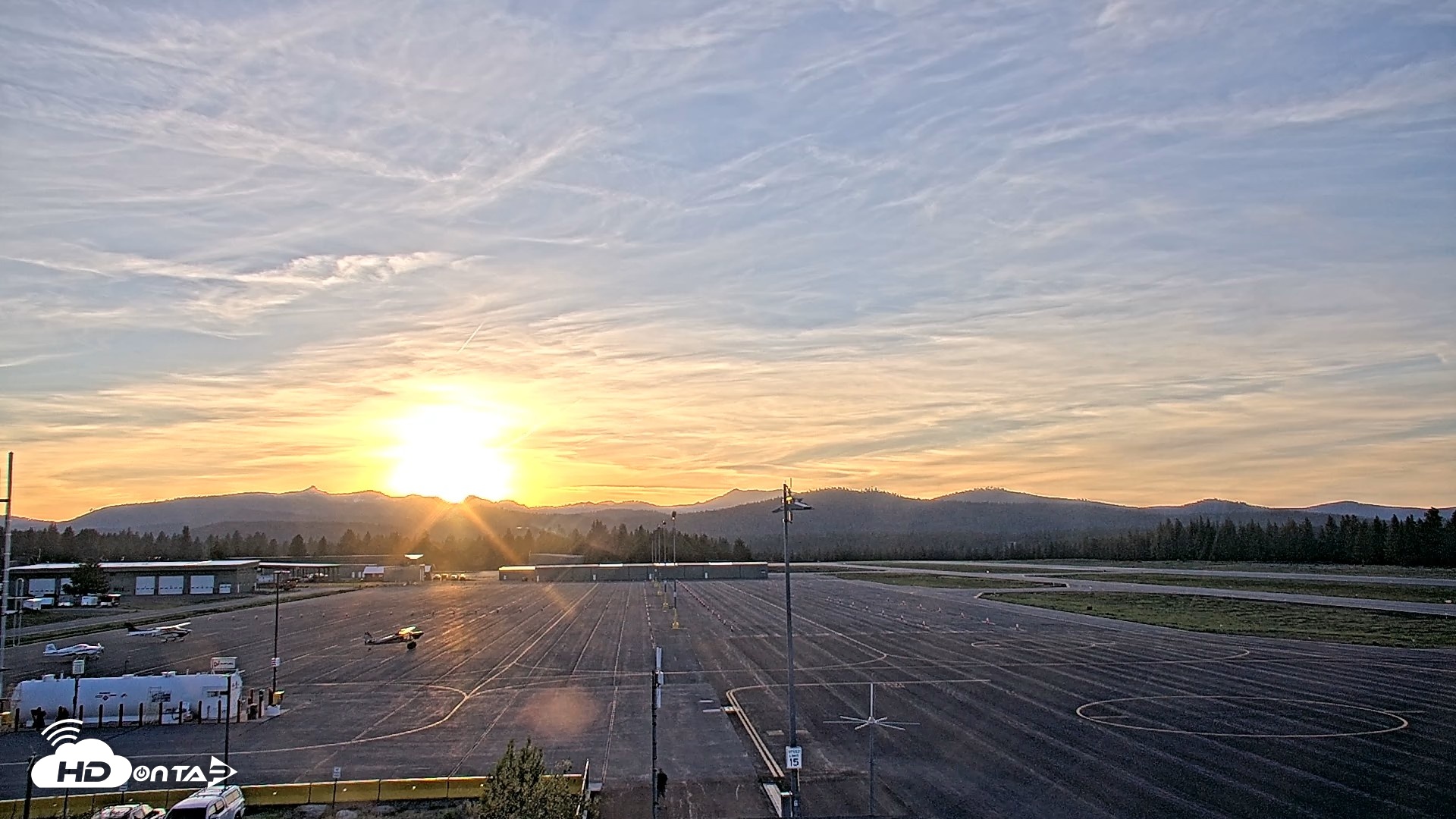 Snapshot of Truckee Tahoe Airport Live Webcam taken May 11, 2026, 7:48pm PDT