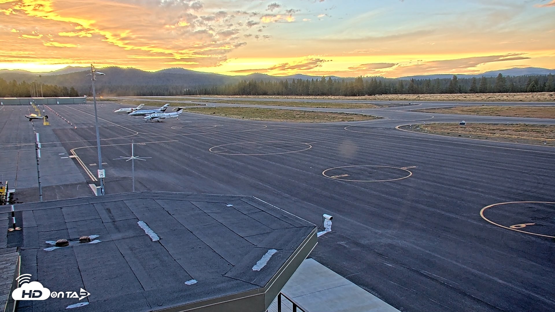 Snapshot of Truckee Tahoe Airport Live Webcam taken Aug 17, 2026, 7:53pm PDT