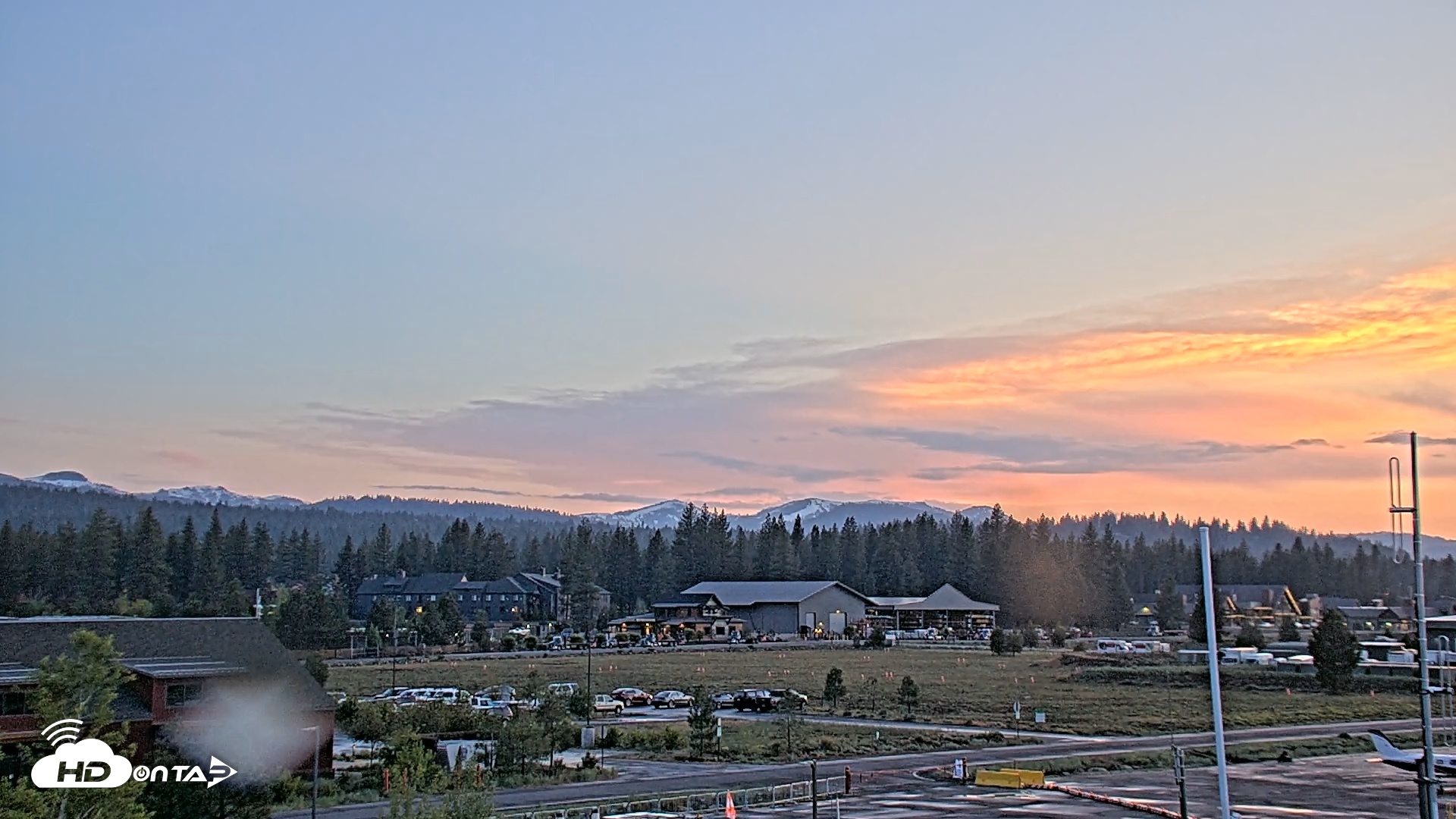 Snapshot of Truckee Tahoe Airport Live Webcam taken Jun 7, 2025, 8:34pm PDT