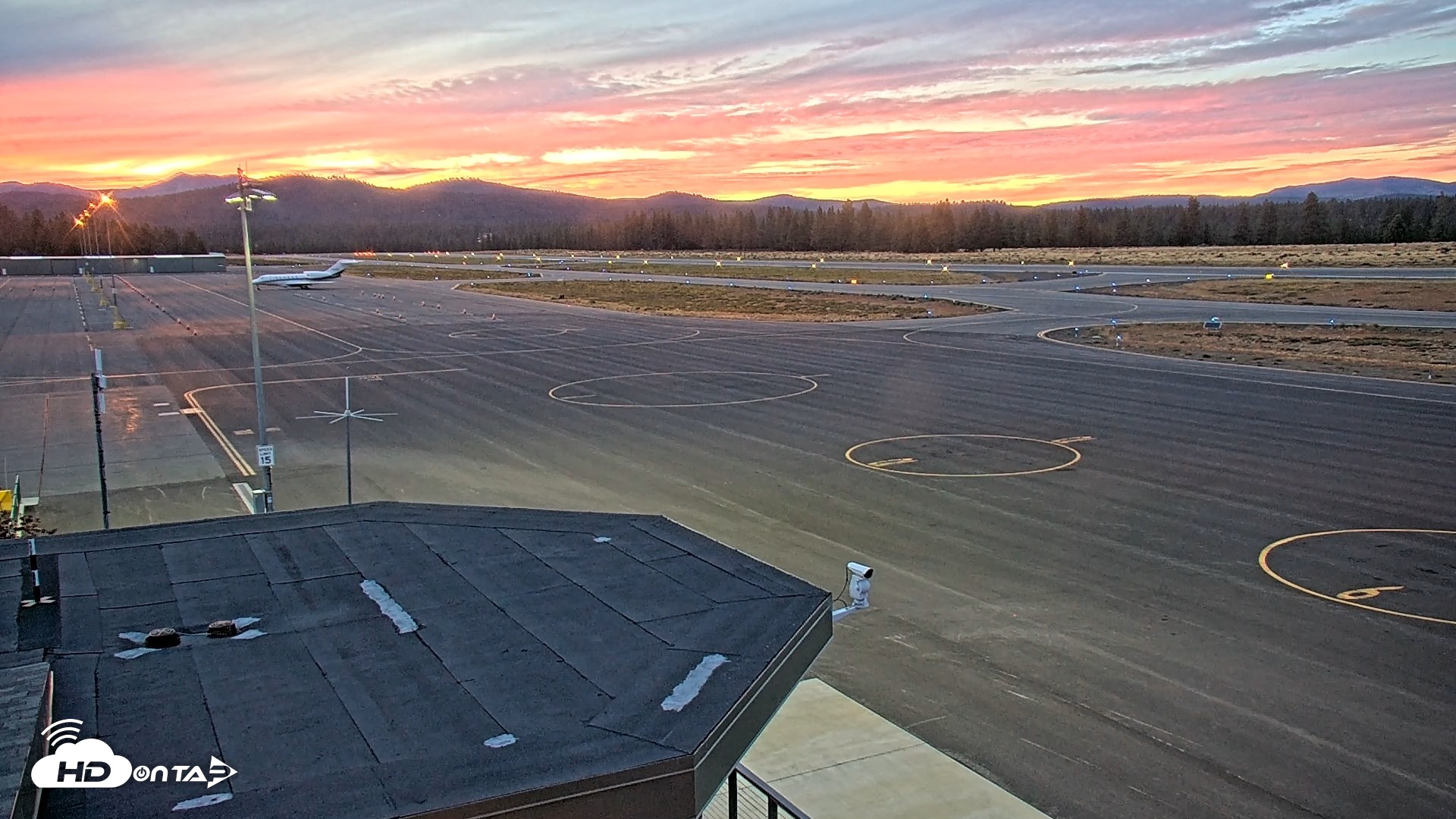 Snapshot of Truckee Tahoe Airport Live Webcam taken Sep 9, 2026, 7:32pm PDT