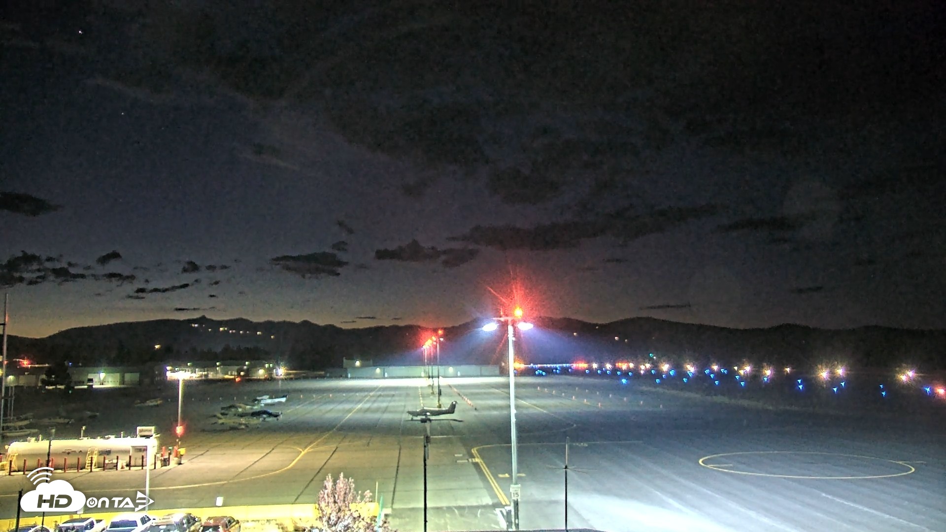 Snapshot of Truckee Tahoe Airport Live Webcam taken Oct 5, 2026, 7:38pm PDT