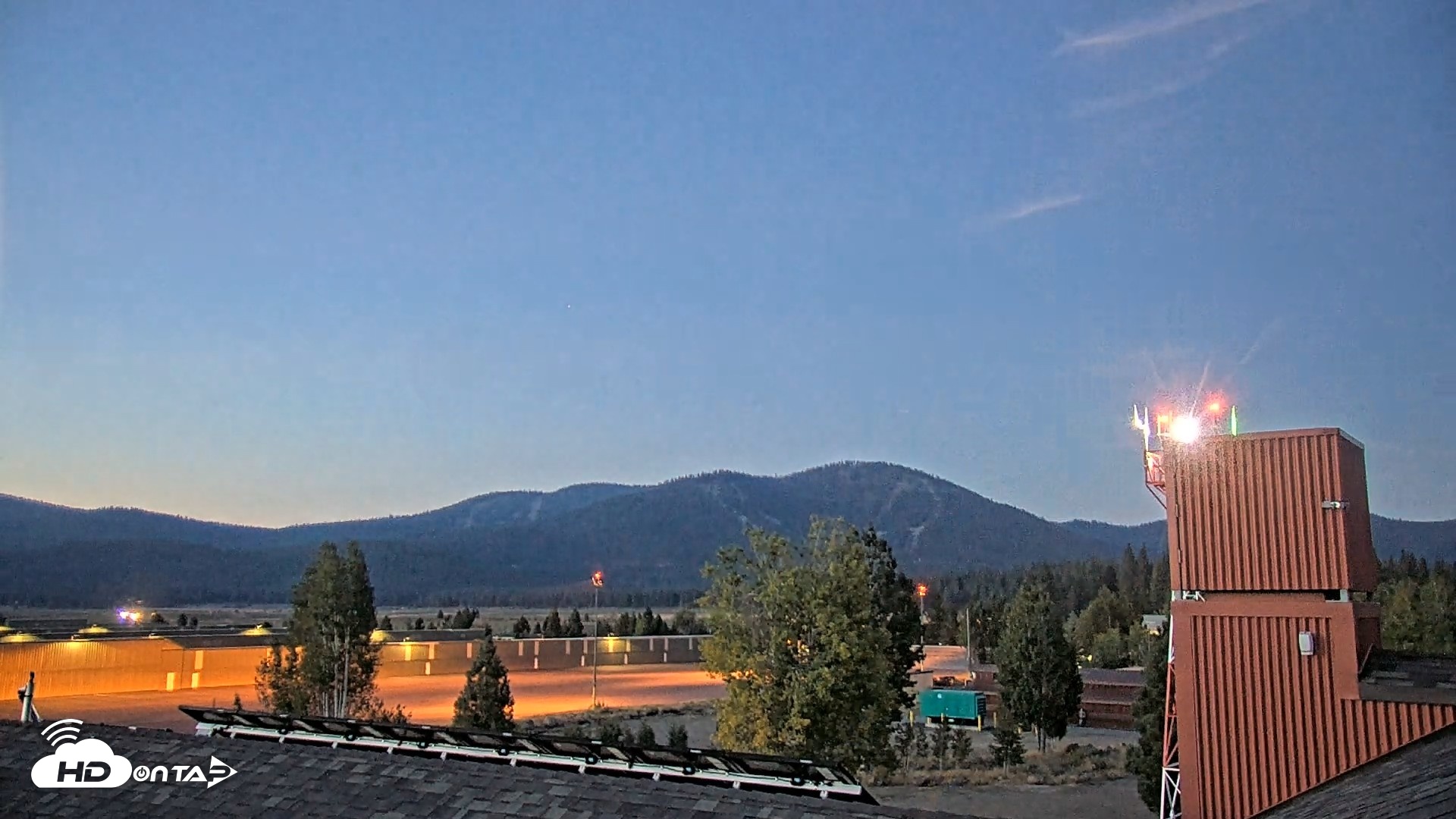 Snapshot of Truckee Tahoe Airport Live Webcam taken Aug 26, 2026, 5:57am PDT