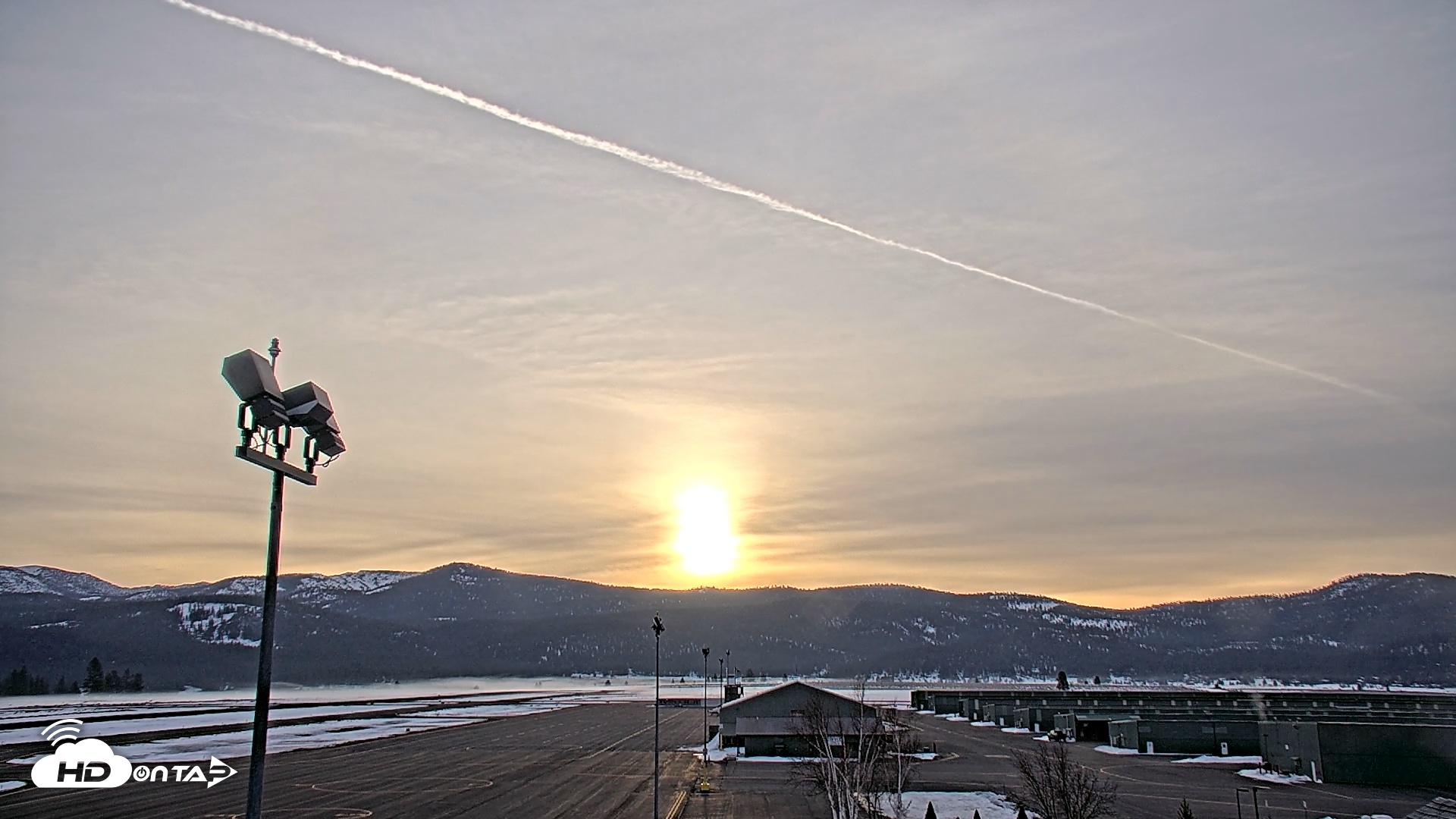 Snapshot of Truckee Tahoe Airport Live Webcam taken Jan 31, 2026, 7:47am PST