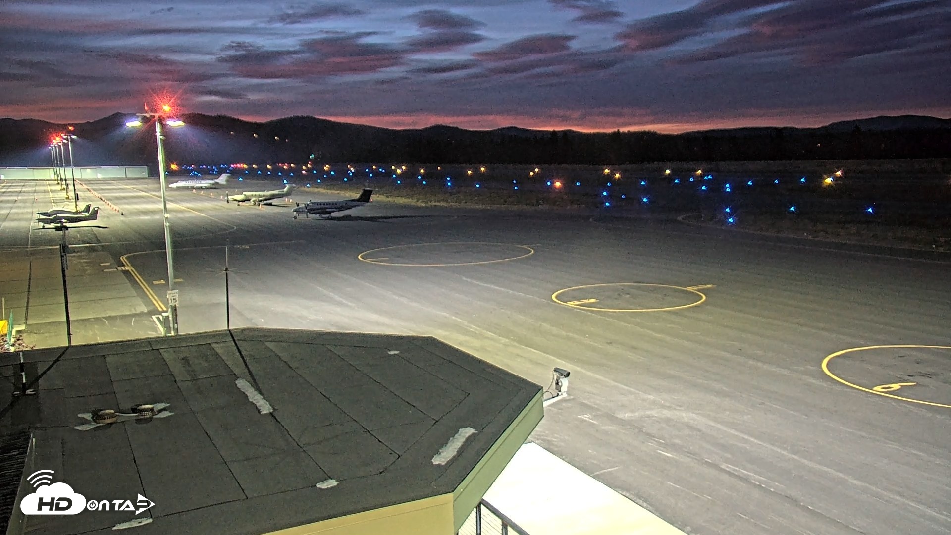 Snapshot of Truckee Tahoe Airport Live Webcam taken Oct 2, 2026, 7:19pm PDT