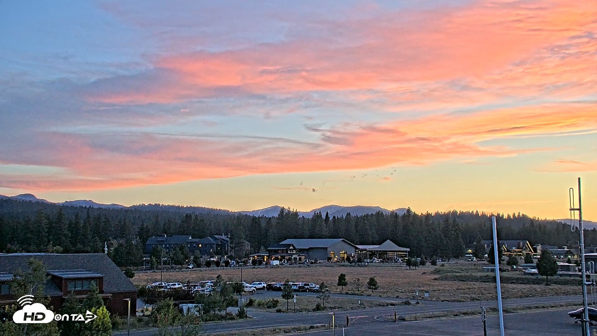 Snapshot of Truckee Tahoe Airport Live Webcam taken Jul 23, 2025, 8:34pm PDT