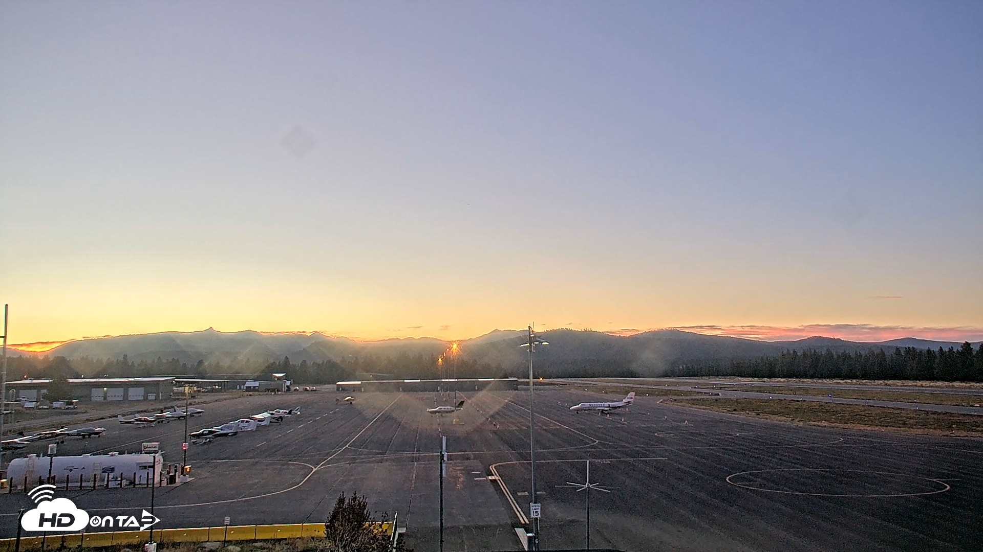 Snapshot of Truckee Tahoe Airport Live Webcam taken Sep 15, 2026, 7:23pm PDT