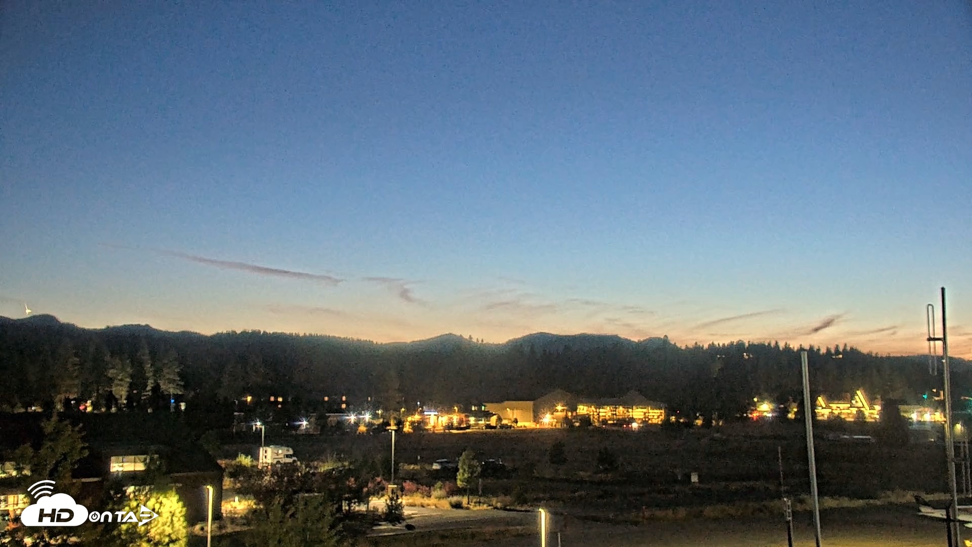 Snapshot of Truckee Tahoe Airport Live Webcam taken Sep 19, 2026, 7:46pm PDT