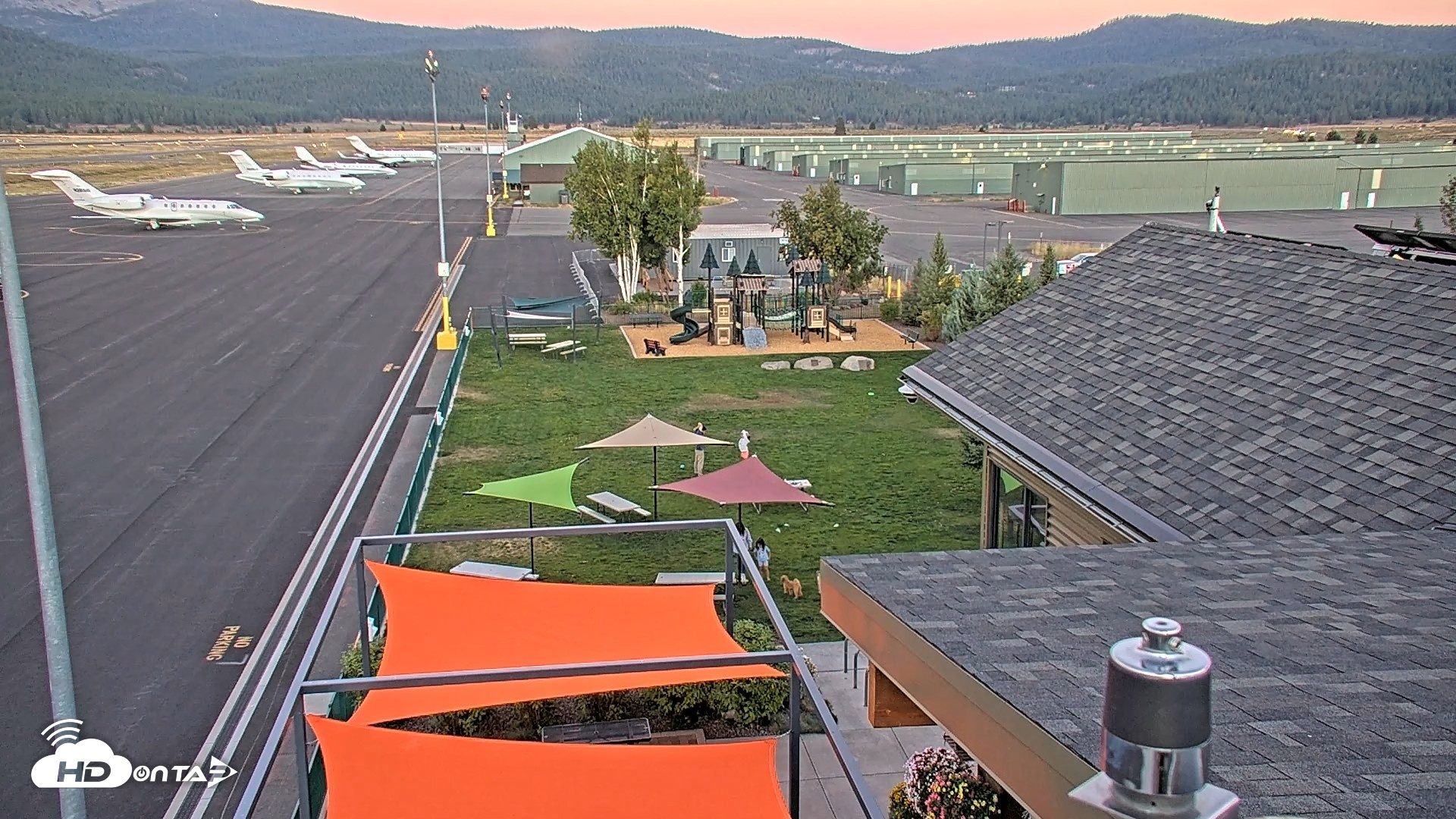 Snapshot of Truckee Tahoe Airport Live Webcam taken Aug 19, 2026, 7:56pm PDT