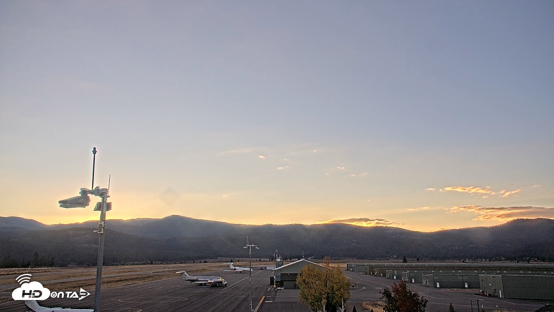 Snapshot of Truckee Tahoe Airport Live Webcam taken Oct 10, 2026, 7:16am PDT