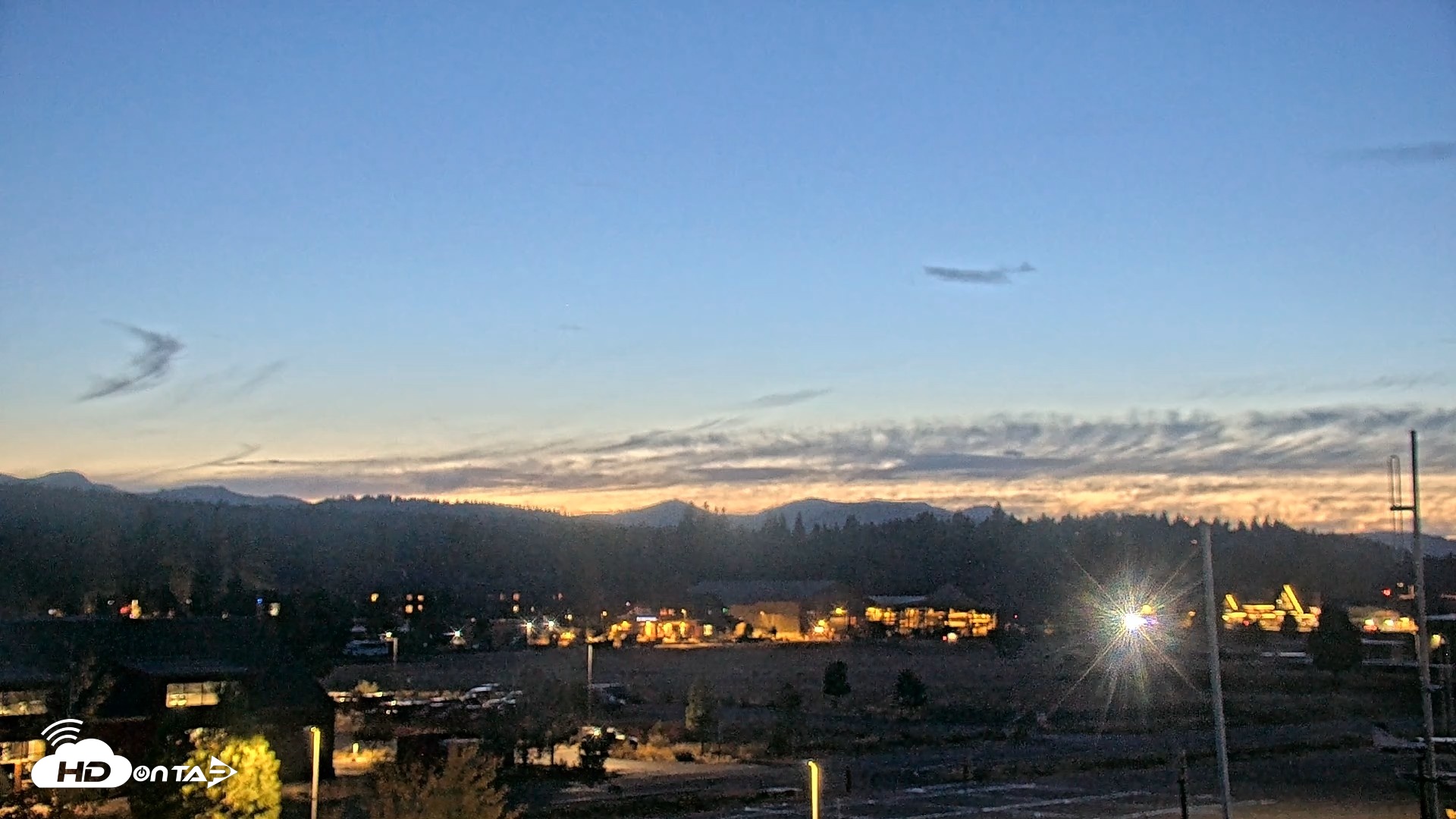 Snapshot of Truckee Tahoe Airport Live Webcam taken Oct 19, 2026, 6:49pm PDT
