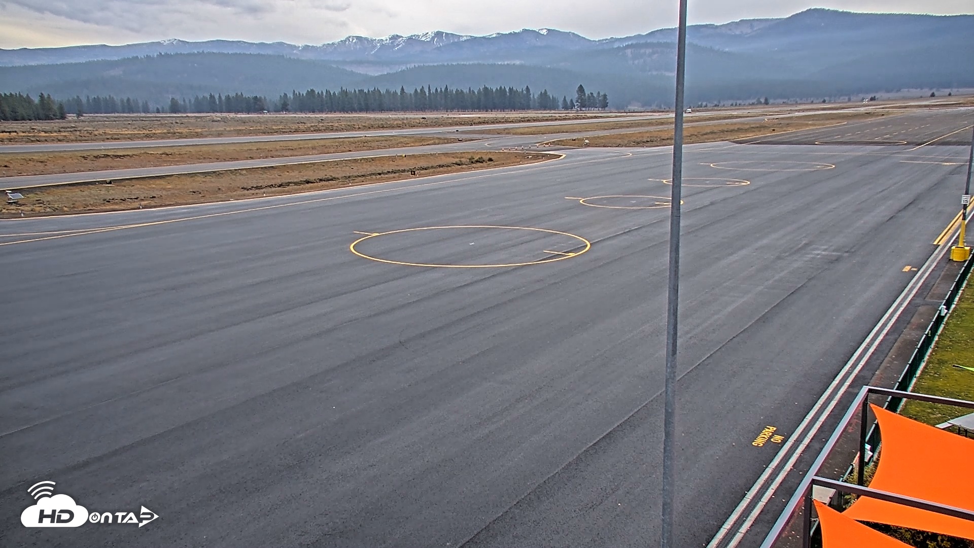 Snapshot of Truckee Tahoe Airport Live Webcam taken Oct 22, 2025, 9:56am PDT