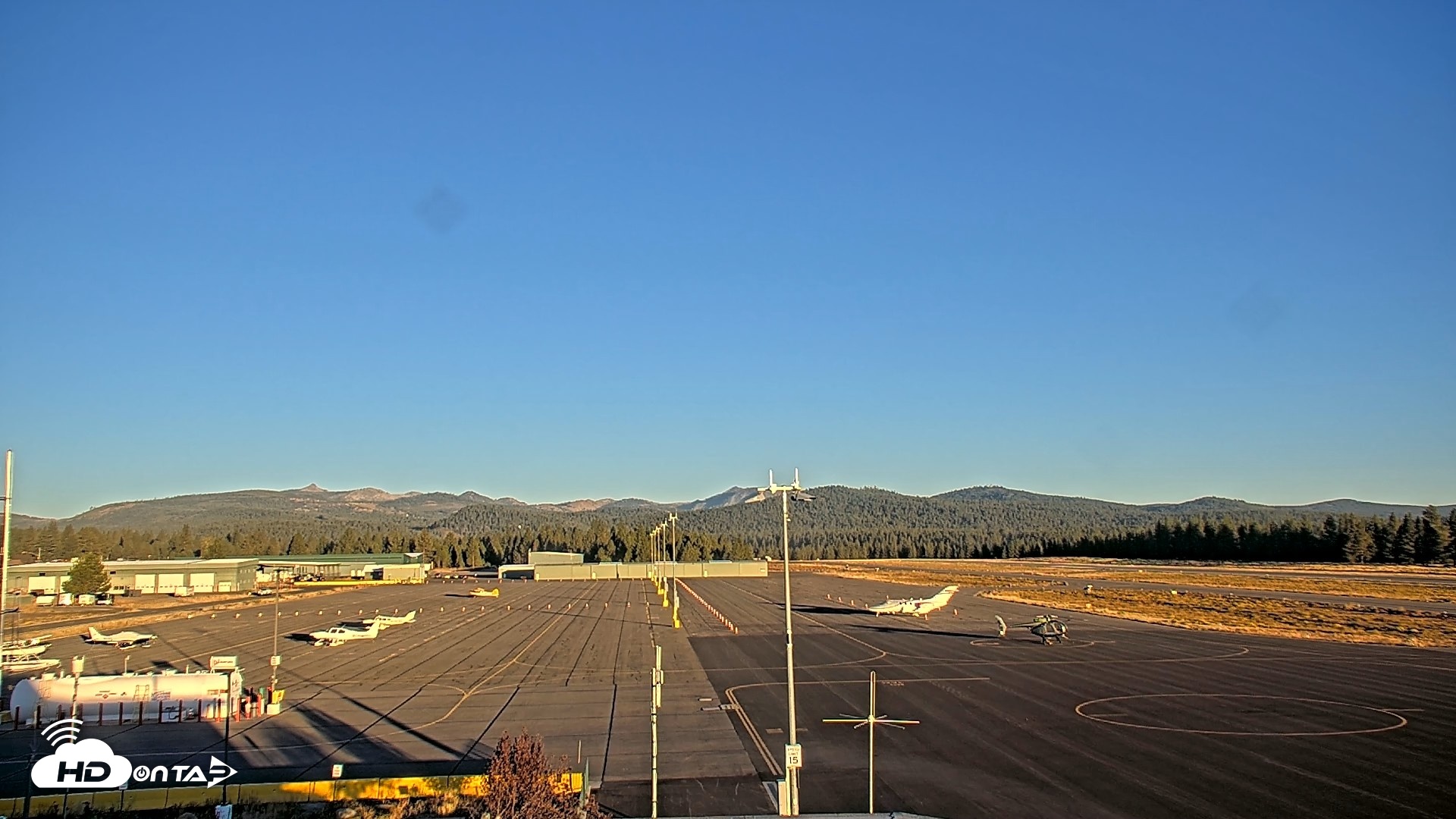 Snapshot of Truckee Tahoe Airport Live Webcam taken Sep 29, 2026, 7:20am PDT