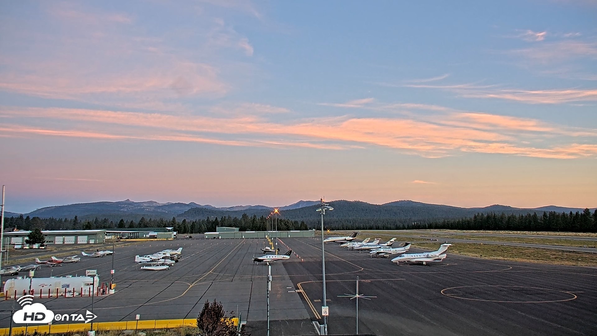Snapshot of Truckee Tahoe Airport Live Webcam taken Aug 19, 2026, 6:10am PDT