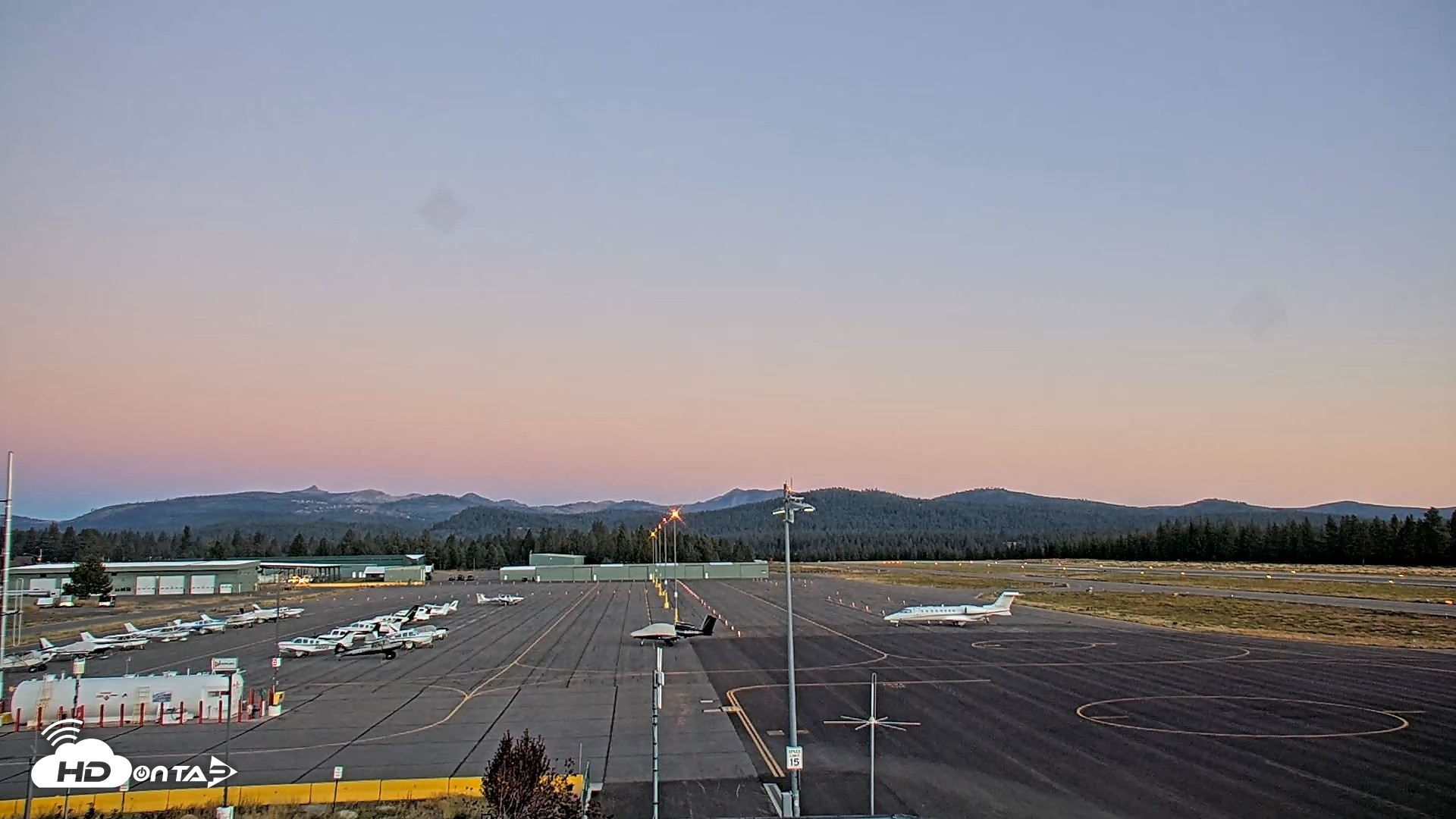 Snapshot of Truckee Tahoe Airport Live Webcam taken Aug 30, 2026, 6:21am PDT