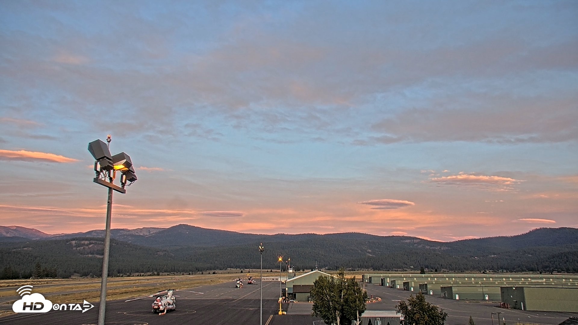 Snapshot of Truckee Tahoe Airport Live Webcam taken Aug 23, 2026, 7:47pm PDT