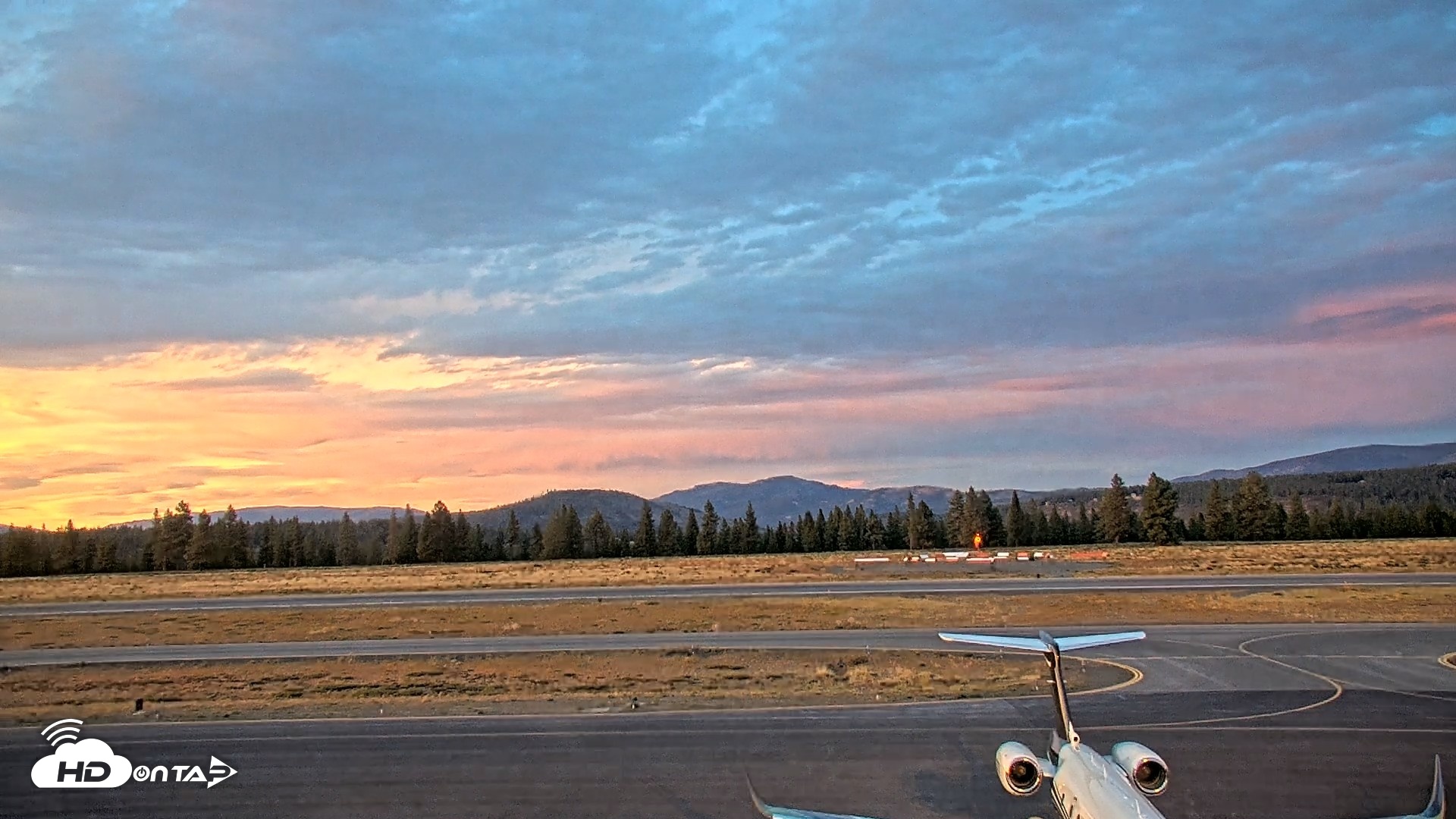Snapshot of Truckee Tahoe Airport Live Webcam taken Aug 27, 2026, 7:47pm PDT
